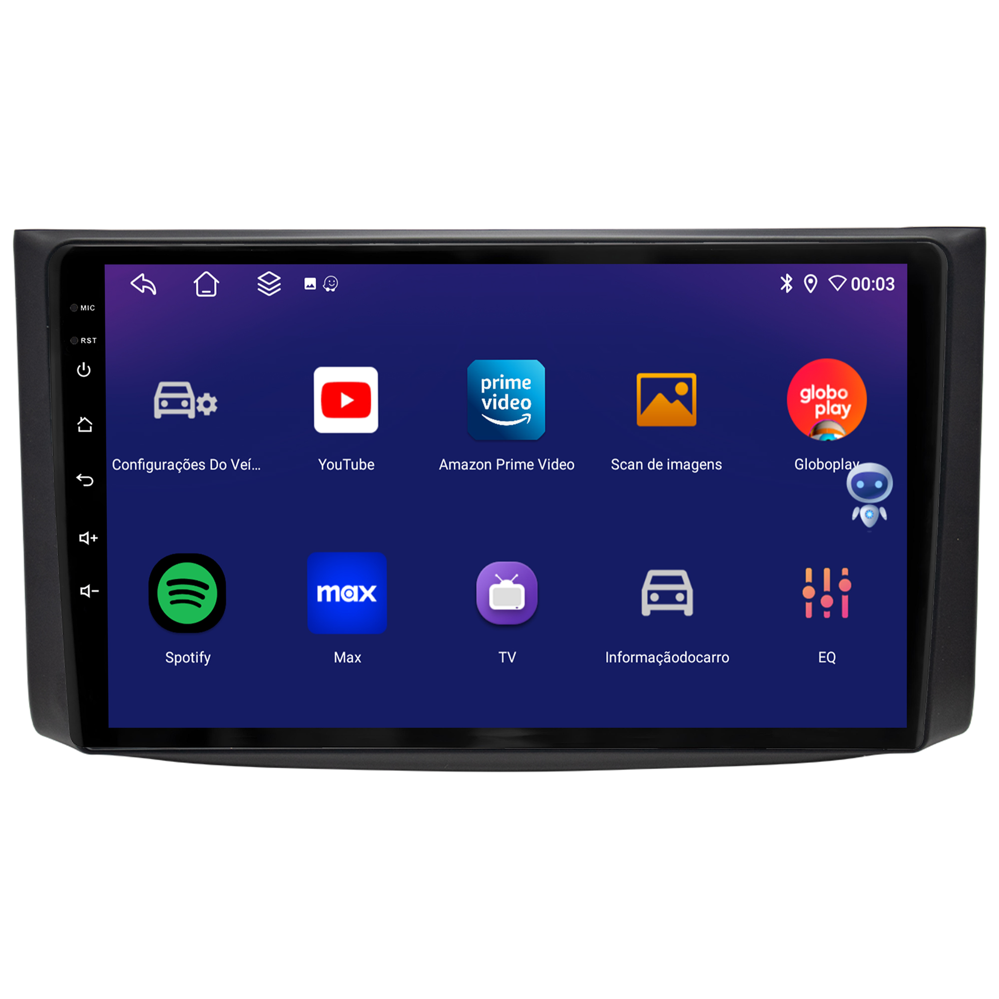 MULTIMÍDIA JOKER <BR> 4RAM 64GB 9" <BR> CAPTIVA - Imagem 5