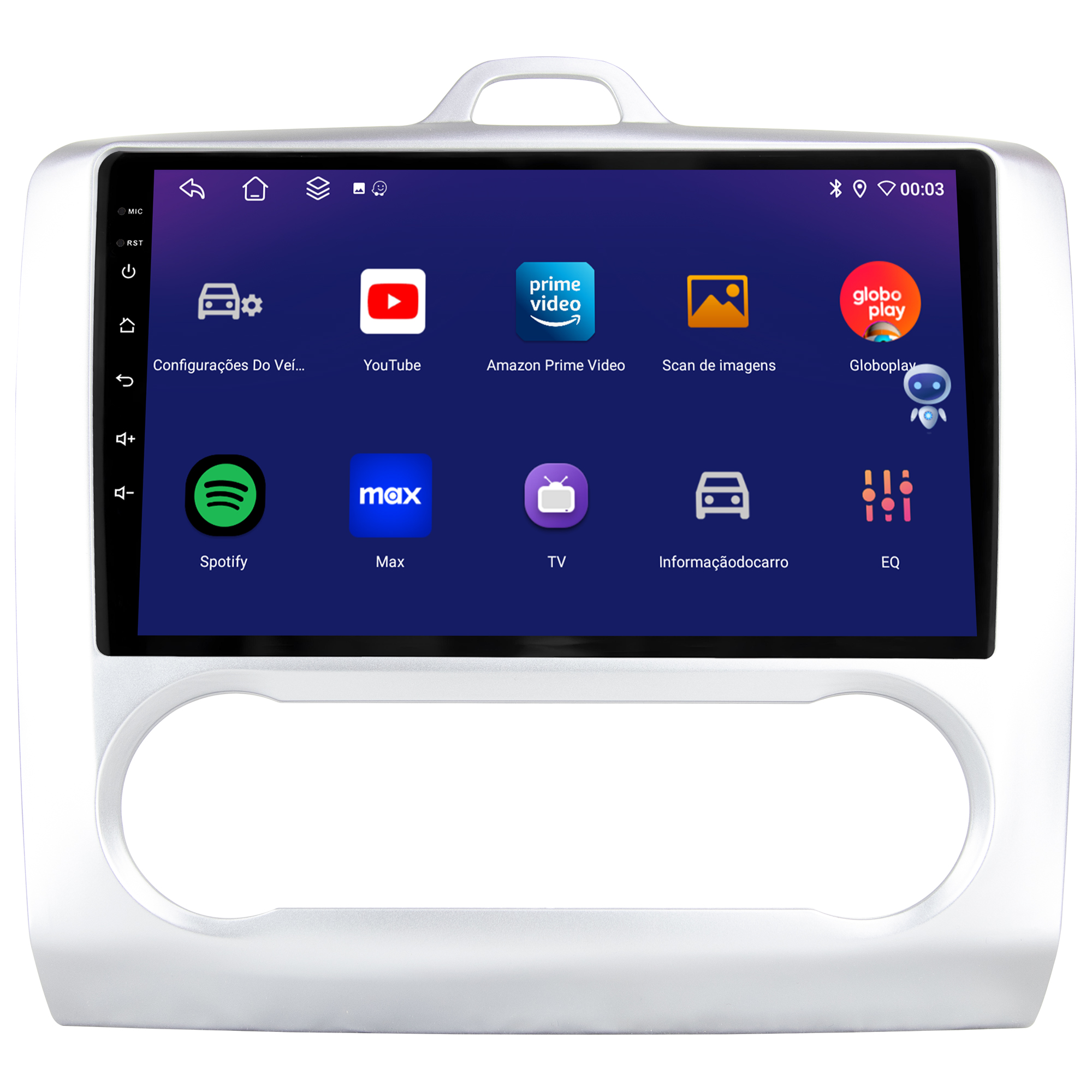 MULTIMÍDIA JOKER <BR> 4RAM 64GB 9" <BR> FOCUS 2009 A 2013 <BR> AR DIGITAL - Imagem 5