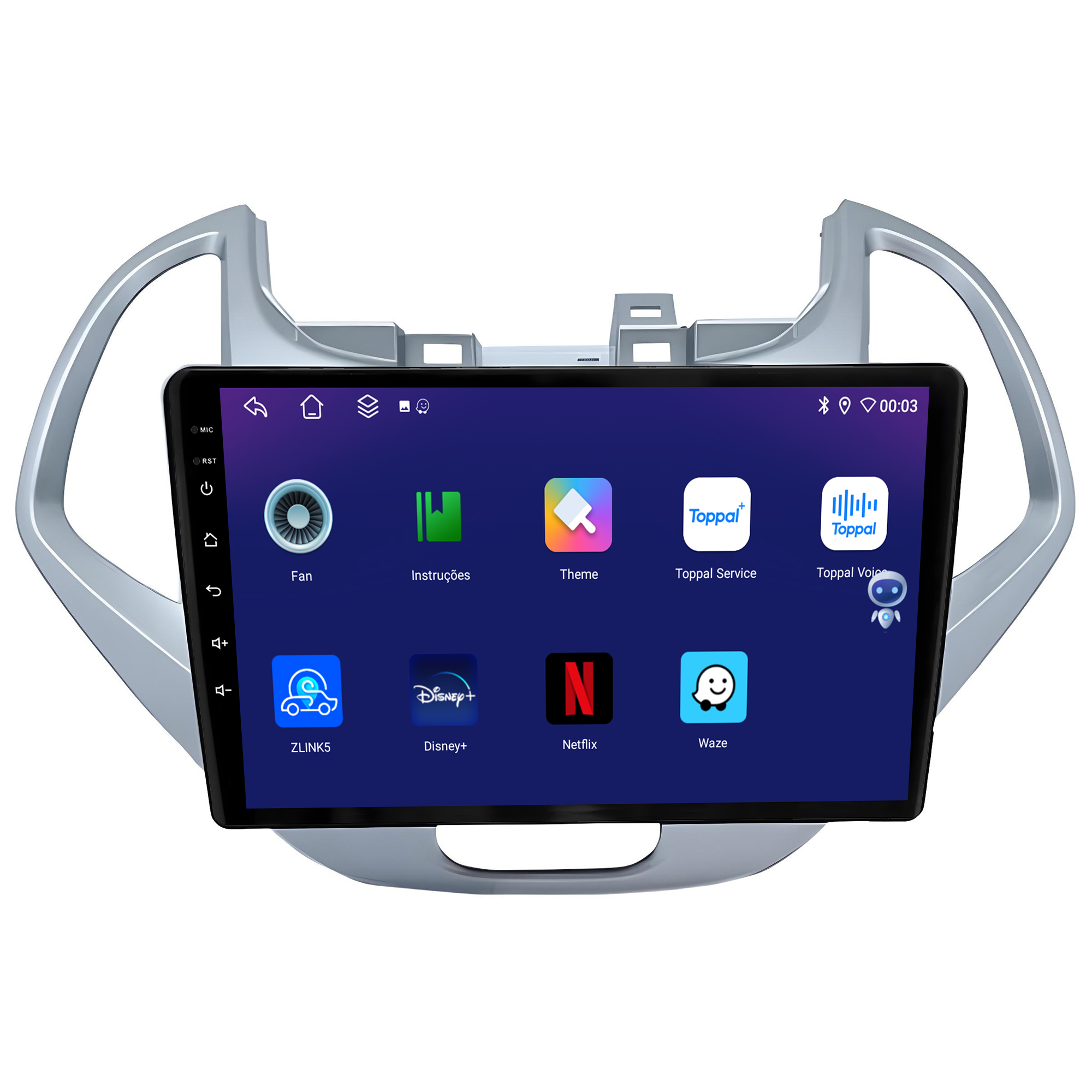 MULTIMÍDIA JOKER <BR> 4RAM 64GB 9" <BR> KA 2019 ACIMA - Imagem 6