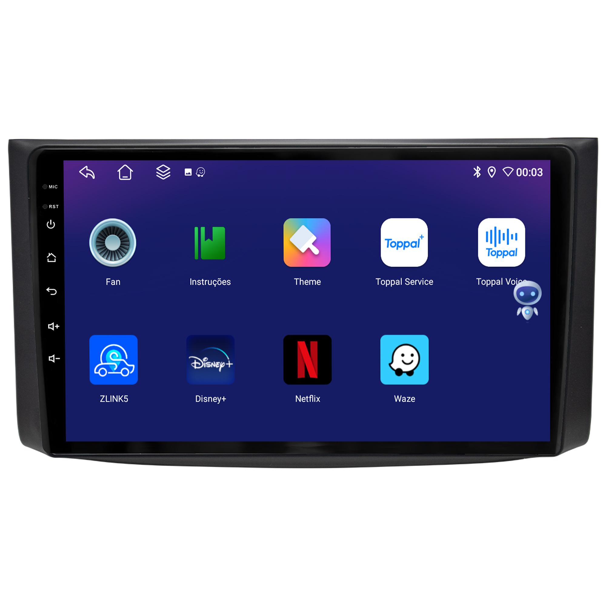 MULTIMÍDIA JOKER <BR> 4RAM 64GB 9" <BR> CAPTIVA - Imagem 6