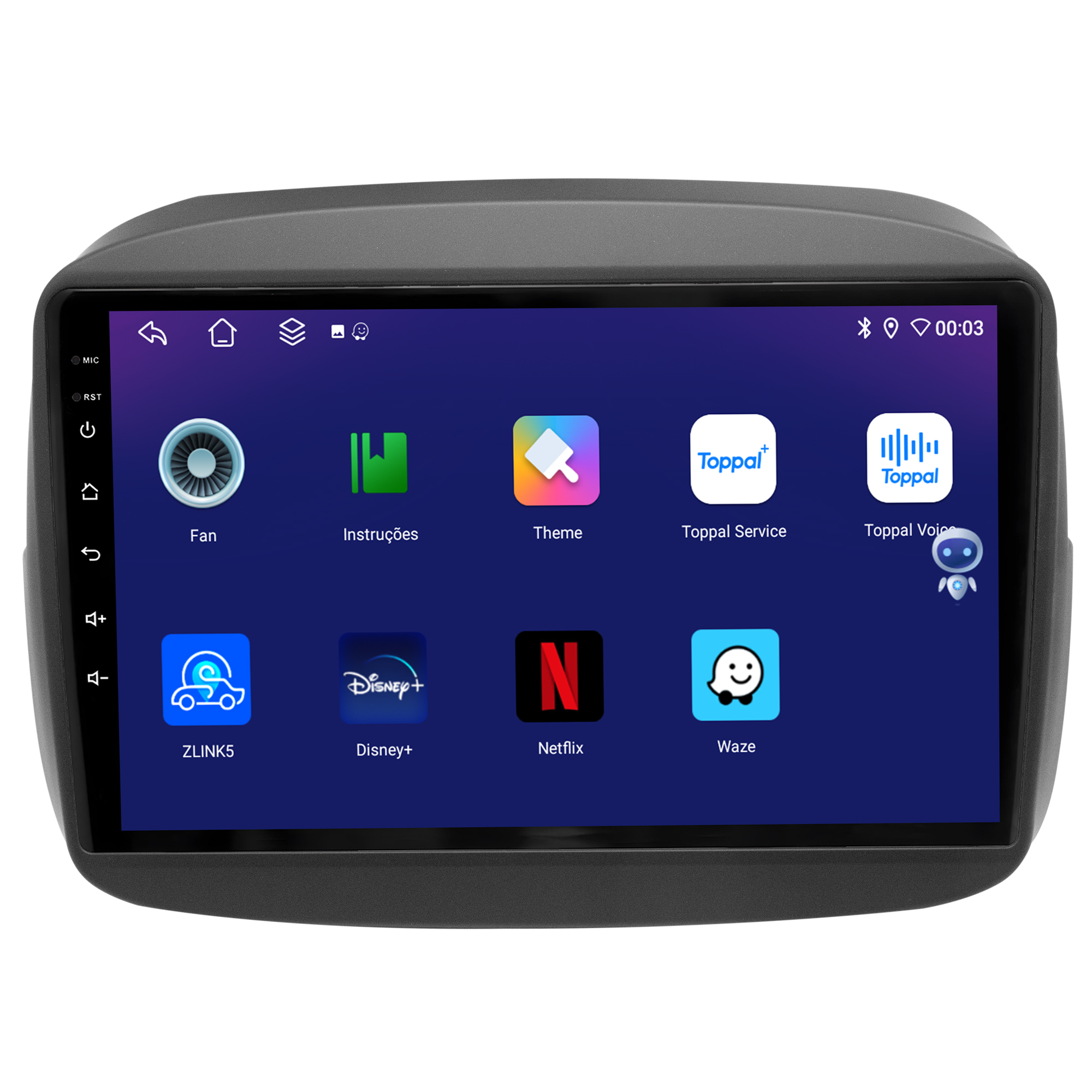 MULTIMÍDIA JOKER <BR> 4RAM 64GB 9" <BR> MOBI - Imagem 6