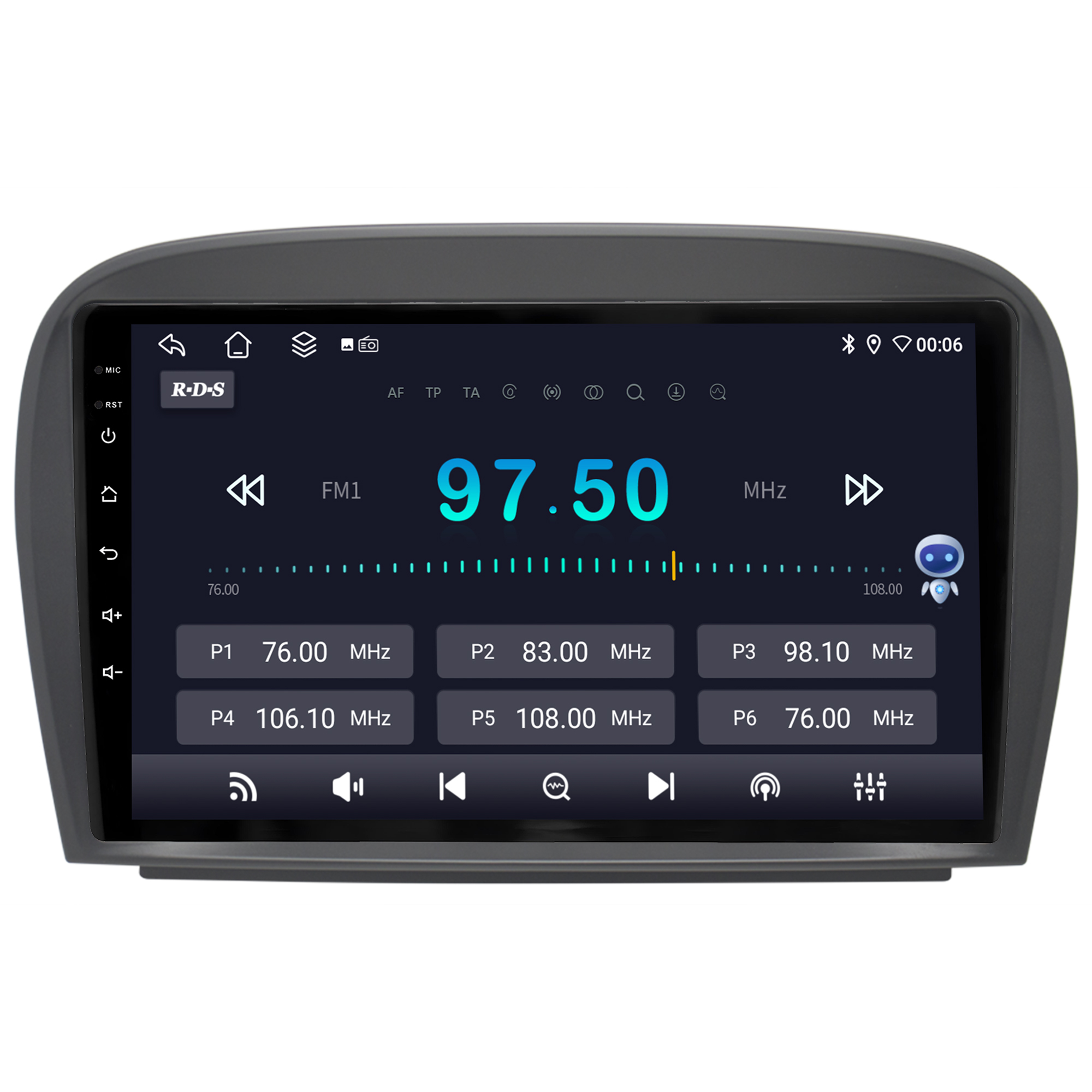 MULTIMÍDIA JOKER <BR> 4RAM 64GB 9" <BR> CLASS SL 2004 A 2011 <BR> SL350 SL500 SL600 SL63 AMG SL65 AMG - Imagem 7