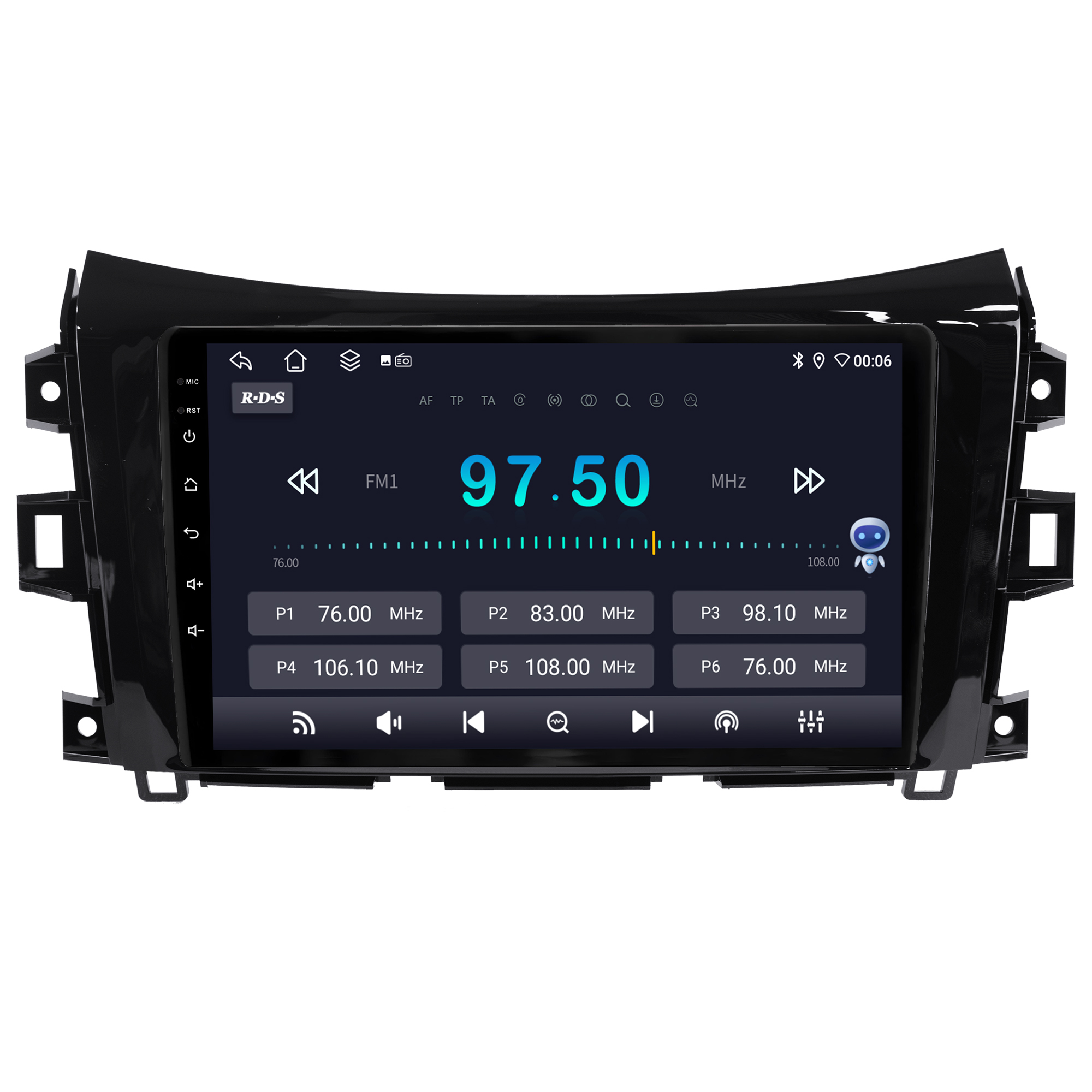 MULTIMÍDIA JOKER <BR> 4RAM 64GB 9" <BR> FRONTIER 2017 A 2024 - Imagem 7