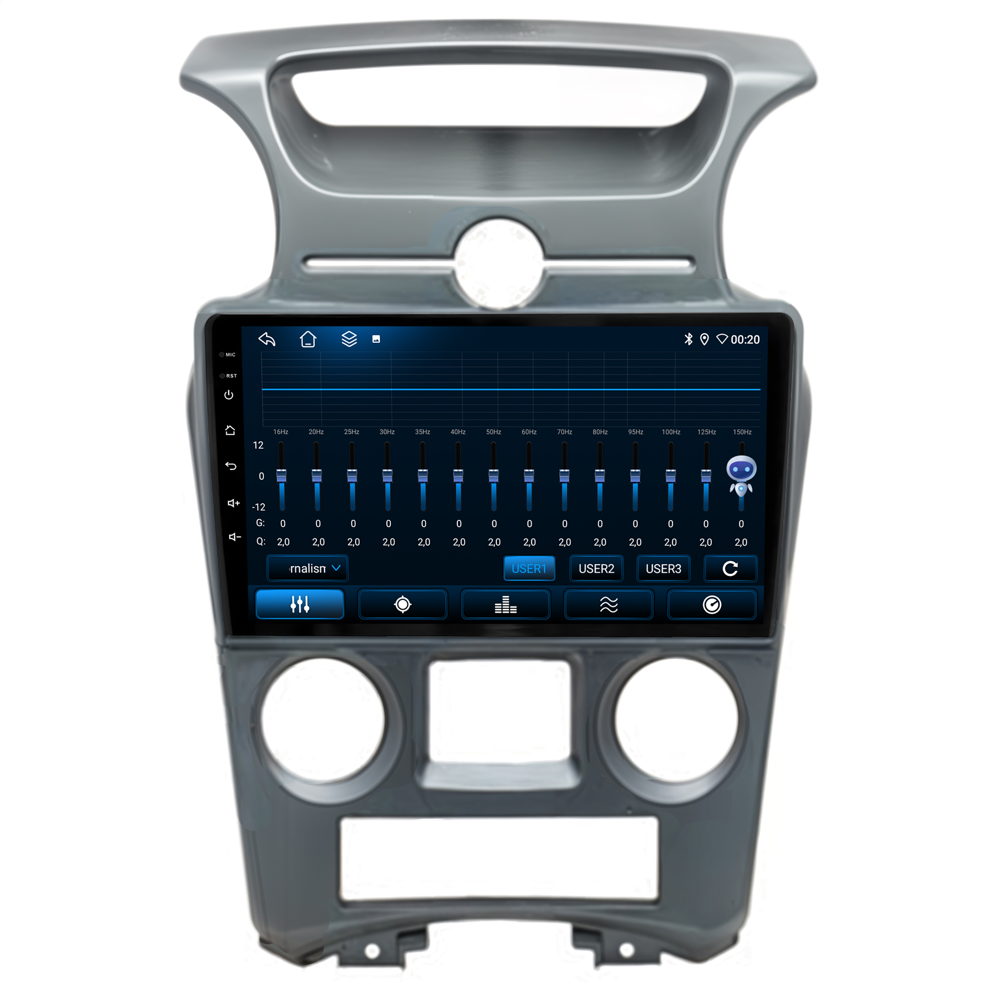 MULTIMÍDIA JOKER <BR> 4RAM 64GB 9" <BR> CARENS 2008 A 2013 - Imagem 9