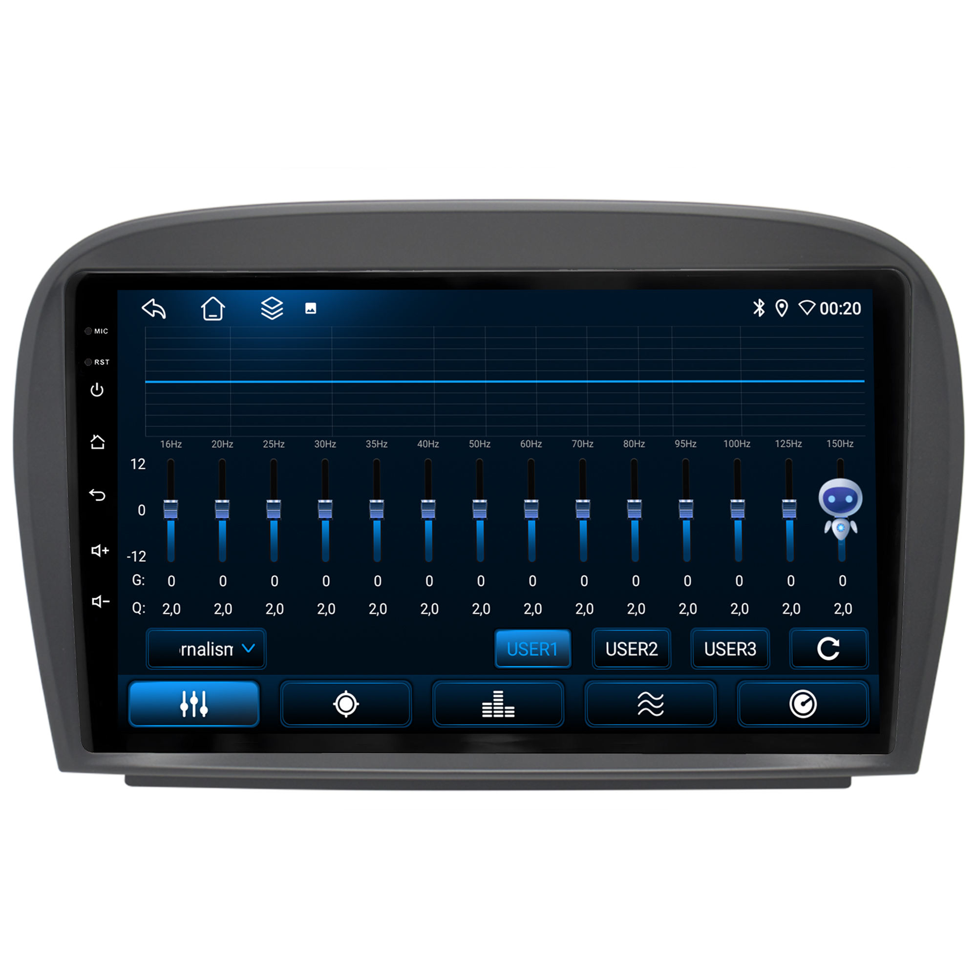 MULTIMÍDIA JOKER <BR> 4RAM 64GB 9" <BR> CLASS SL 2004 A 2011 <BR> SL350 SL500 SL600 SL63 AMG SL65 AMG - Imagem 9