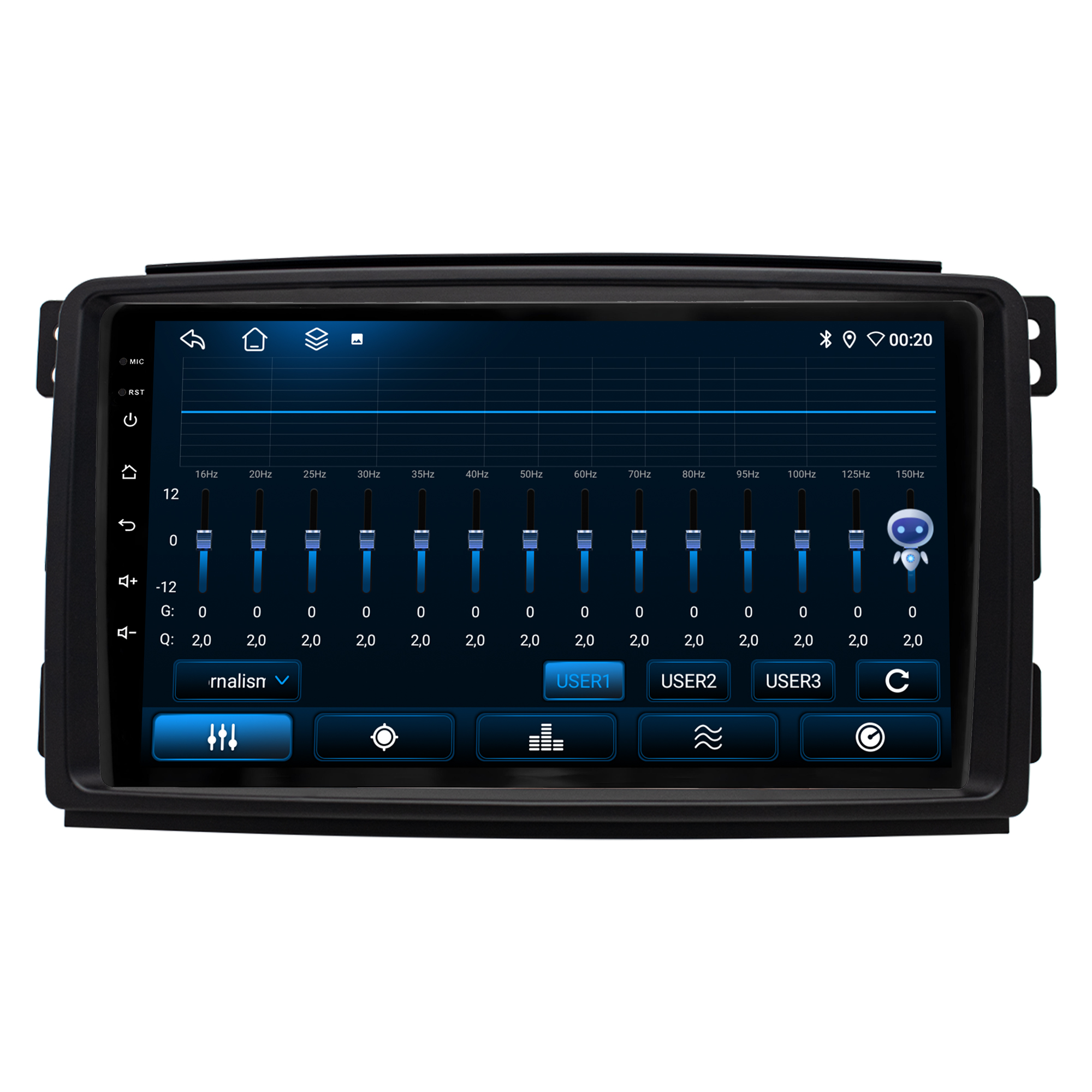 MULTIMÍDIA JOKER <BR> 4RAM 64GB 9" <BR> SMART 2008 A 2011 - Imagem 9