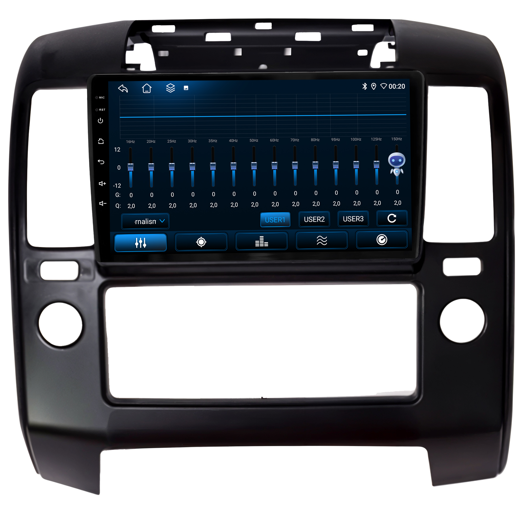 MULTIMÍDIA JOKER <BR> 4RAM 64GB 9" <BR> FRONTIER AR ANALÓGICO 2008 A 2016 - Imagem 9