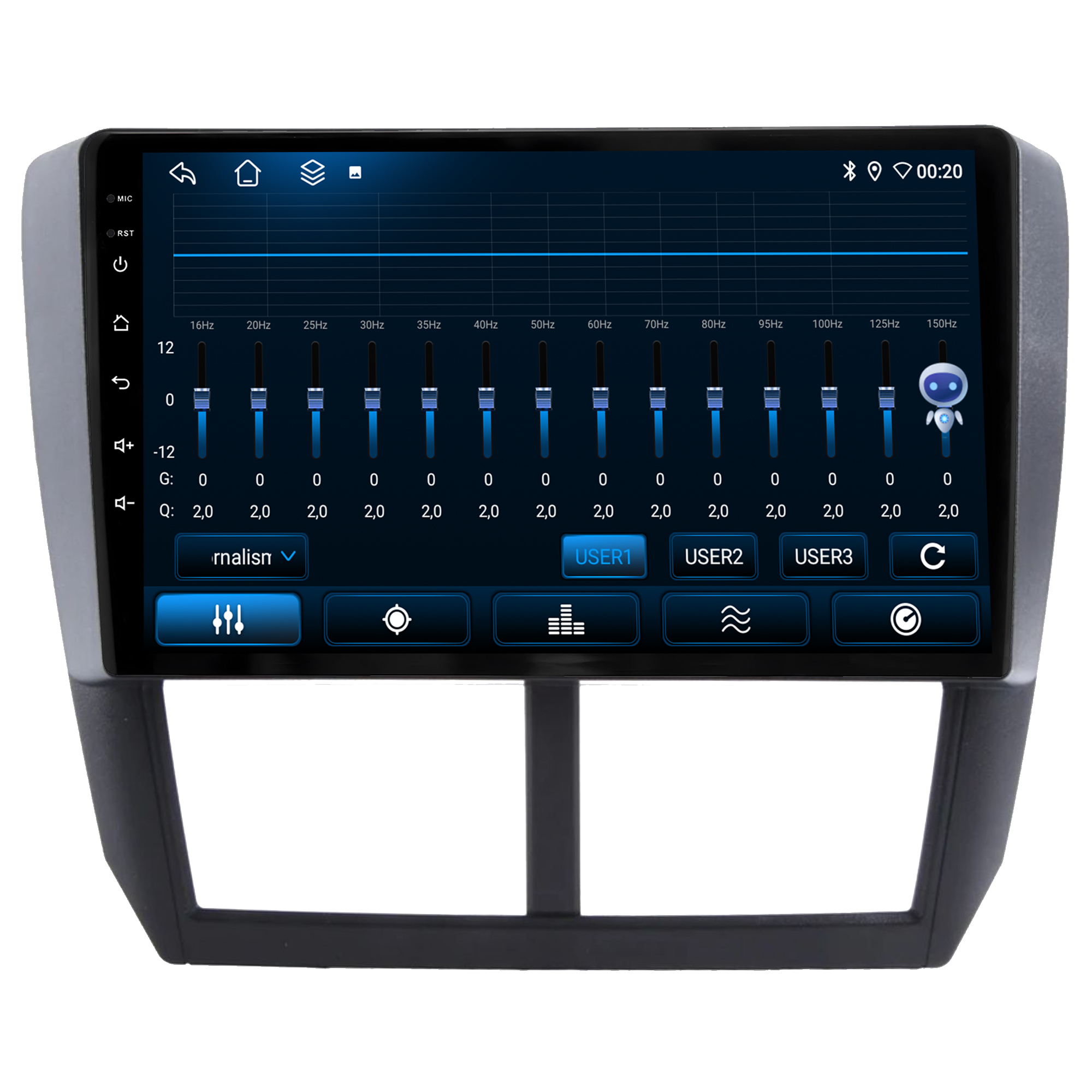 MULTIMÍDIA JOKER <BR> 4RAM 64GB 9" <BR> FORESTER IMPREZA 2009 A 2013 - Imagem 9
