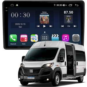 MULTIMÍDIA <BR> AIKON PRÓTON <BR> 4RAM 64GB QLED 9" <BR> DUCATO 2022 A 2024