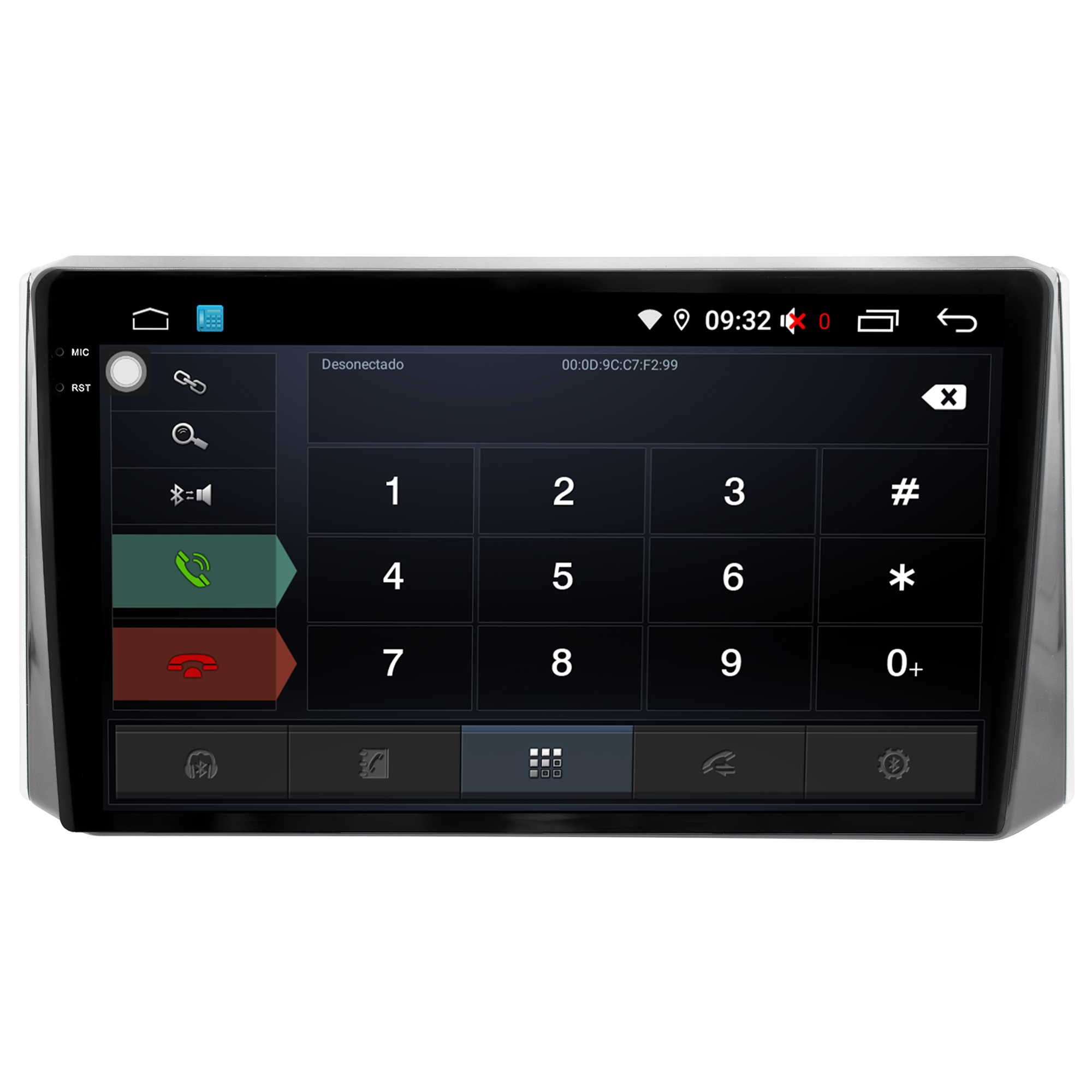 MULTIMÍDIA <BR>AIKON PRÓTON <BR>4RAM 64GB QLED 10"<BR> COROLLA 2020 A 2021 - Imagem 6