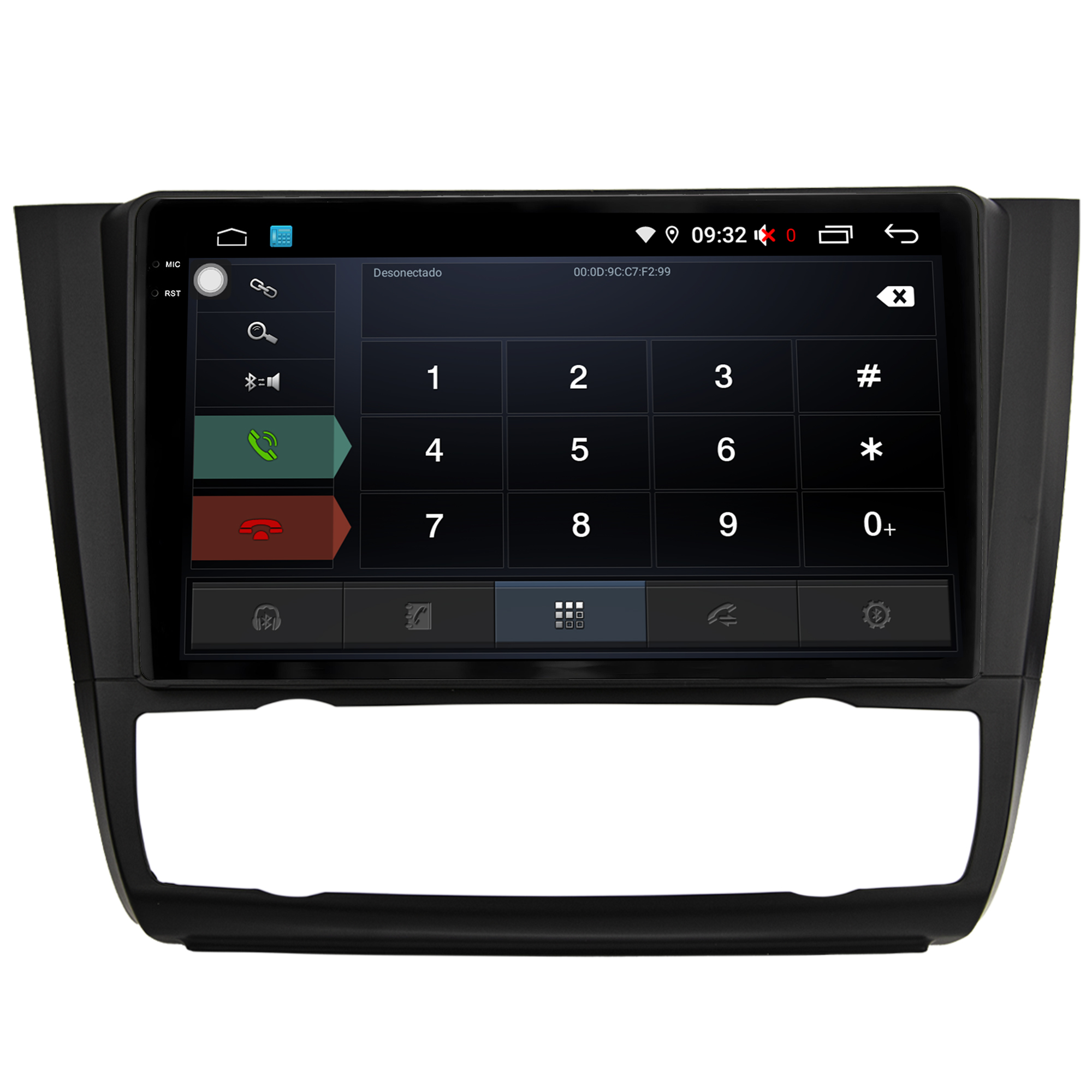 MULTIMÍDIA <BR> AIKON PRÓTON <BR> 4RAM 64GB QLED 9'' <BR> SÉRIE 1 118i 120i 130i 135i <BR> 2006 A 2012 <BR> AR DIGITAL - Imagem 6