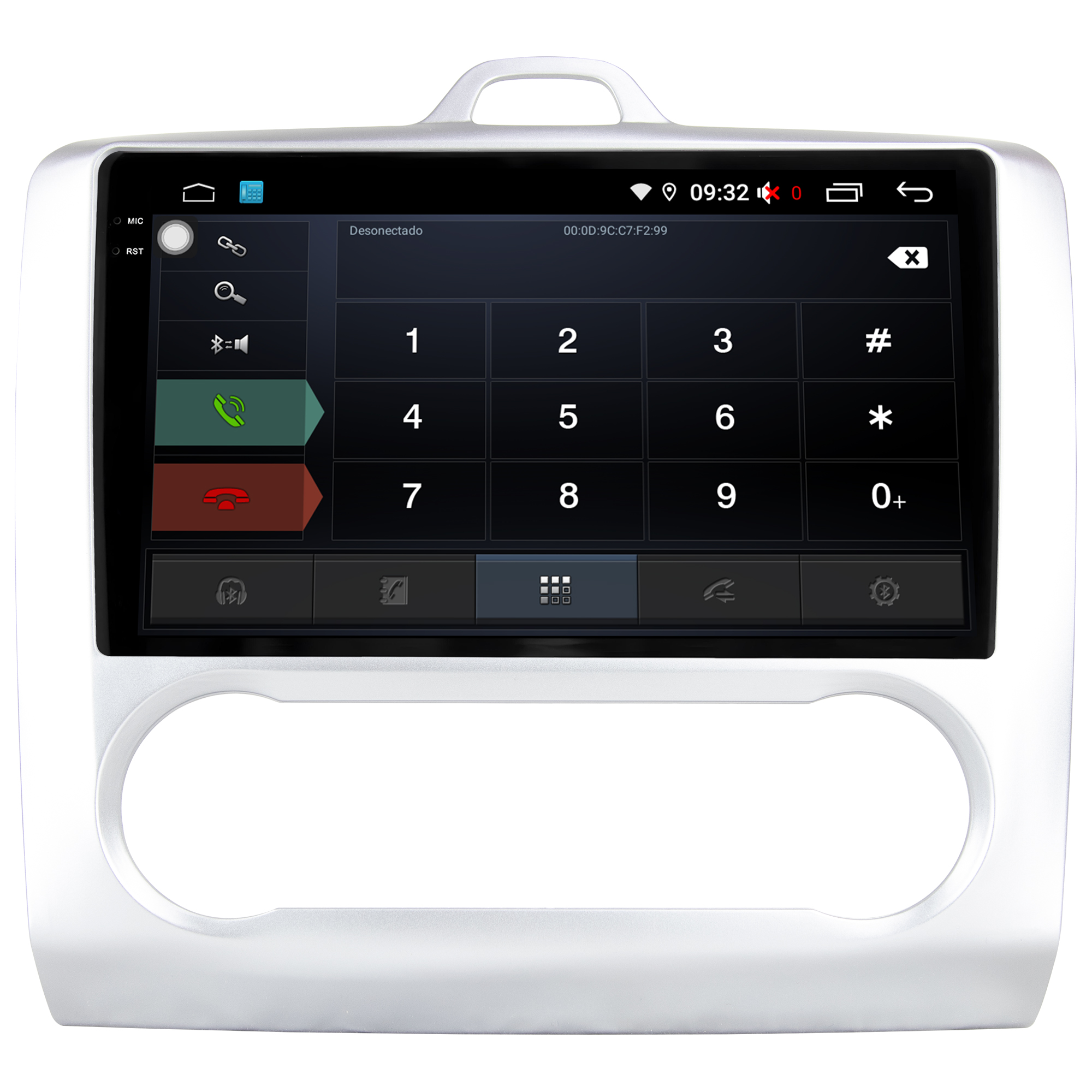 MULTIMÍDIA <BR> AIKON PRÓTON <BR> 4RAM 64GB QLED 9'' <BR> FORD FOCUS <BR> AR DIGITAL <BR> 2009 A 2013 - Imagem 6