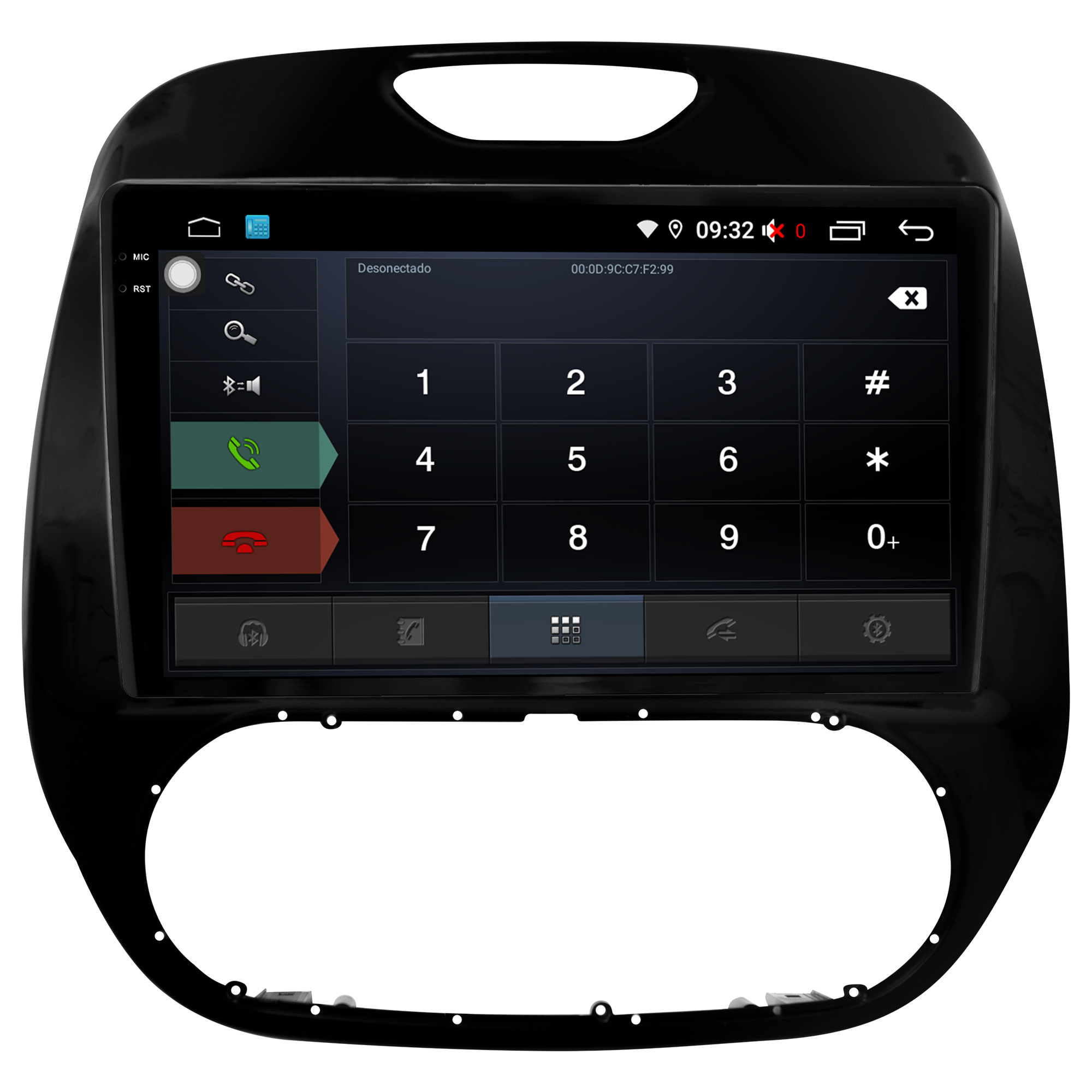 MULTIMÍDIA <BR> AIKON PRÓTON <BR> 6RAM 128GB QLED 9'' <BR> CAPTUR - Imagem 6