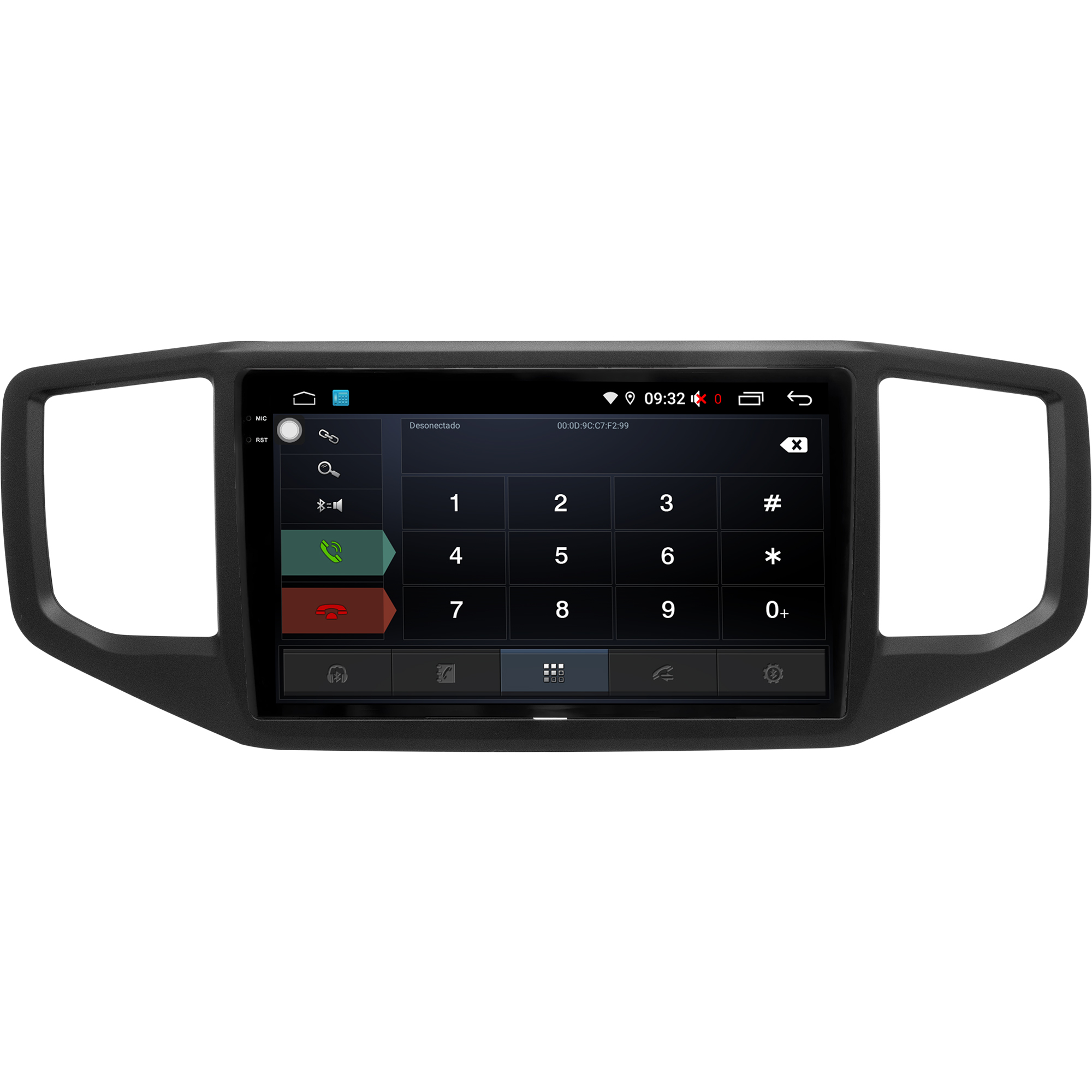 MULTIMÍDIA <BR> AIKON PRÓTON <BR> 4RAM 64GB QLED 9''<BR> AMAROK 2017 A 2024 - Imagem 6