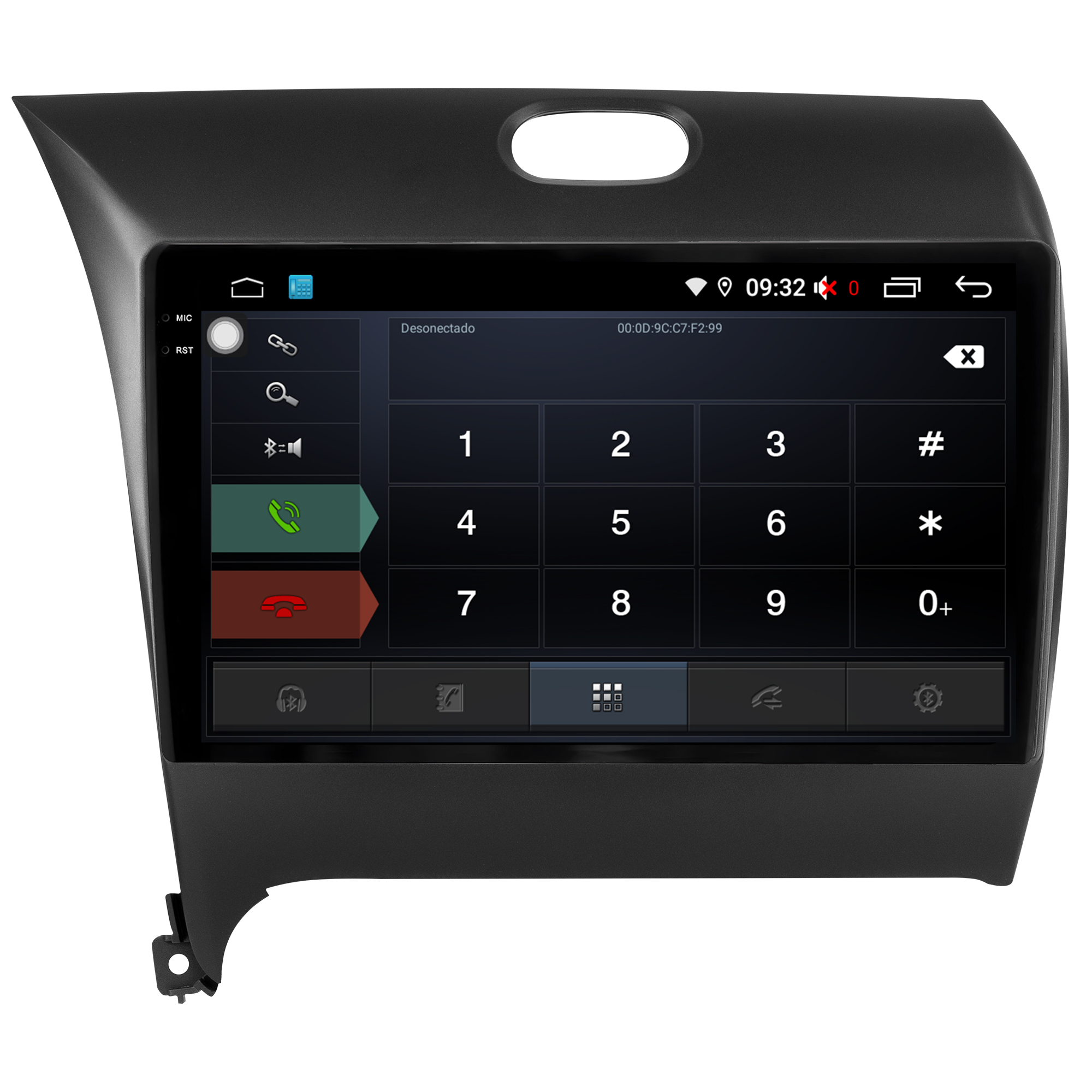 MULTIMÍDIA <BR> AIKON PRÓTON <BR> 4RAM 64GB QLED 9'' <BR> CERATO 2013 A 2019 - Imagem 6