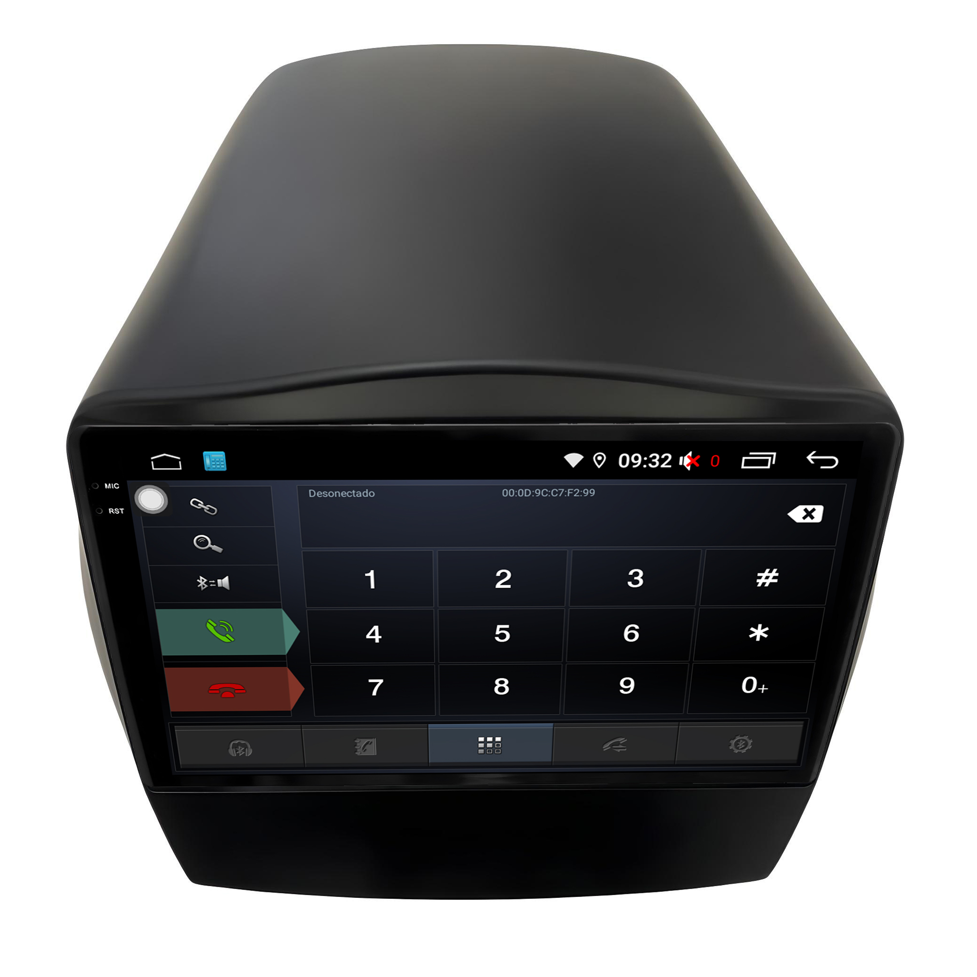 MULTIMÍDIA <BR> AIKON PRÓTON <BR> 4RAM 64GB QLED 9'' <BR> HYUNDAI IX35 - Imagem 6