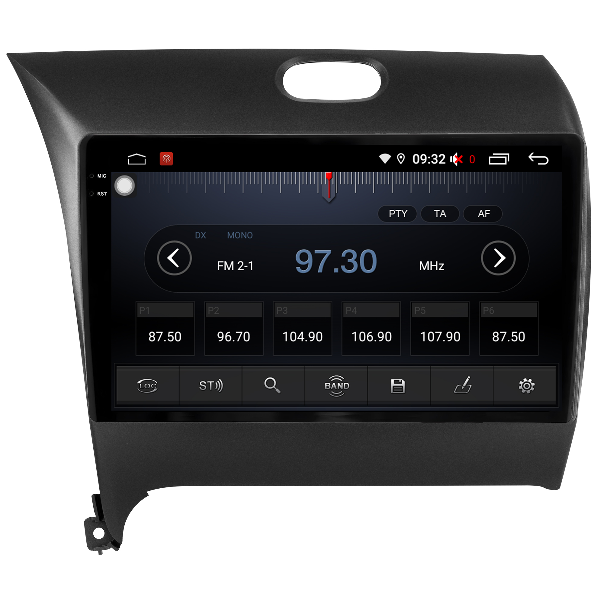 MULTIMÍDIA <BR> AIKON PRÓTON <BR> 4RAM 64GB QLED 9'' <BR> CERATO 2013 A 2019 - Imagem 7