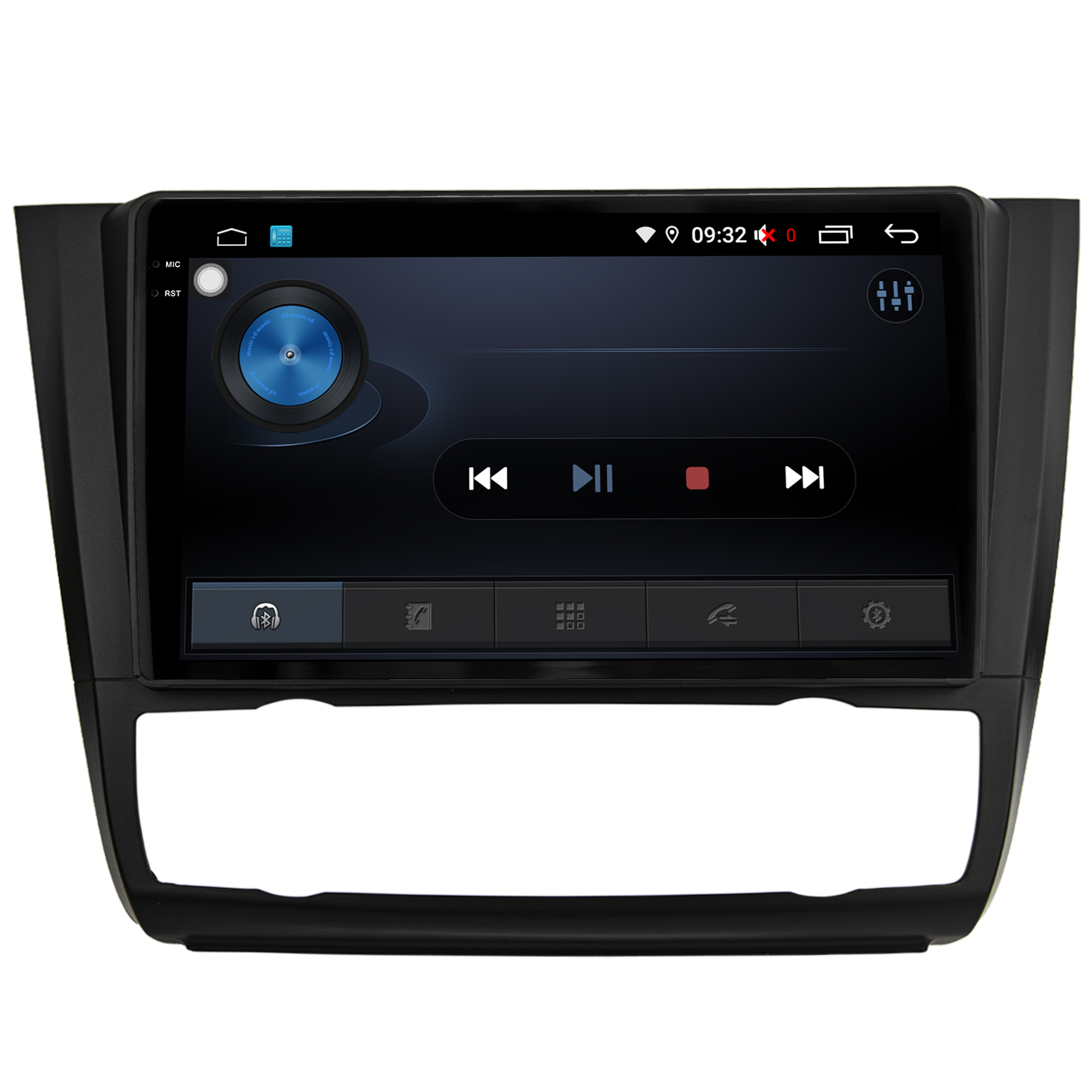 MULTIMÍDIA <BR> AIKON PRÓTON <BR> 4RAM 64GB QLED 9'' <BR> SÉRIE 1 118i 120i 130i 135i <BR> 2006 A 2012 <BR> AR DIGITAL - Imagem 8