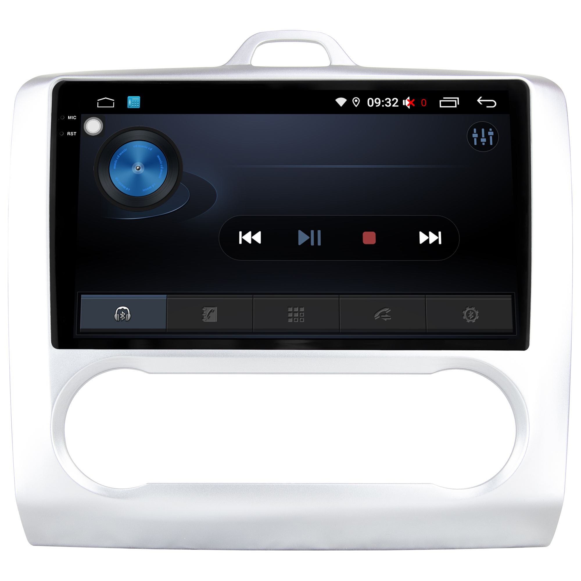 MULTIMÍDIA <BR> AIKON PRÓTON <BR> 4RAM 64GB QLED 9'' <BR> FORD FOCUS <BR> AR DIGITAL <BR> 2009 A 2013 - Imagem 8