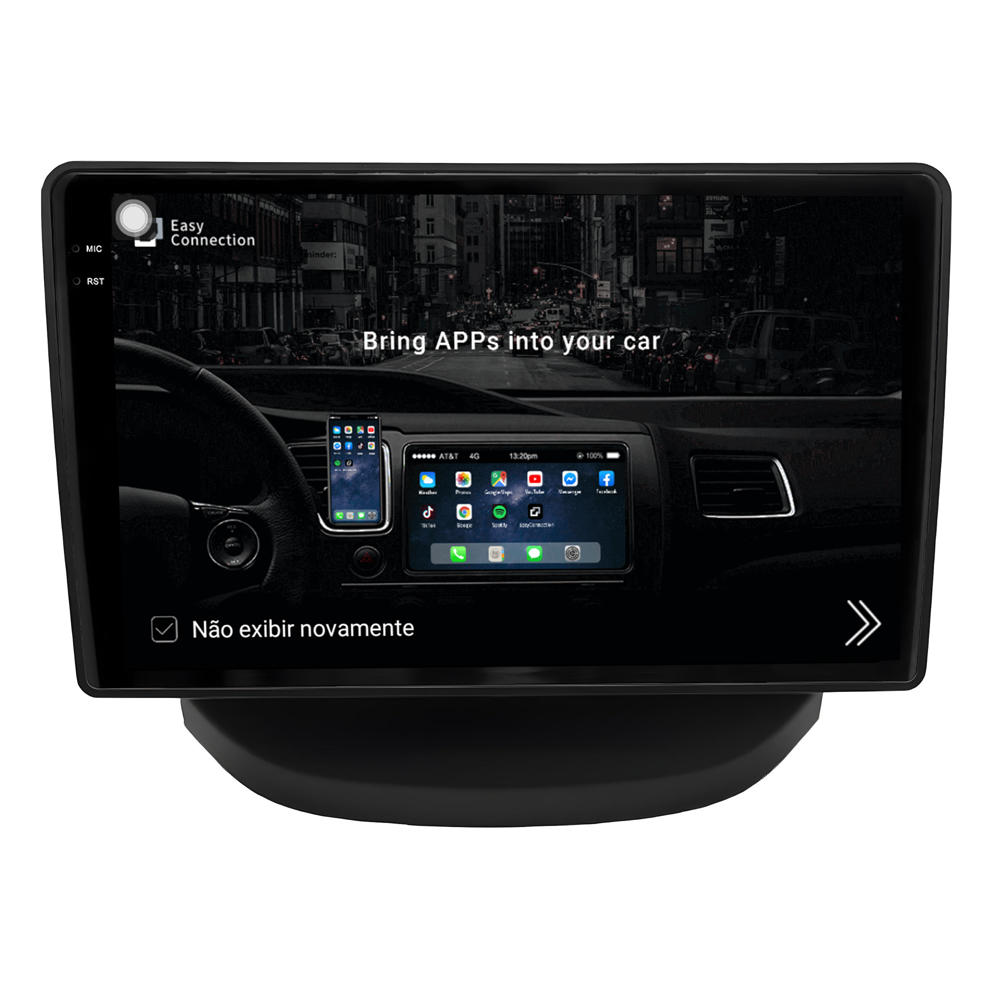 MULTIMÍDIA <BR> AIKON PRÓTON <BR> 4RAM 64GB QLED 9'' <BR> HB20 2012 A 2019 - Imagem 9