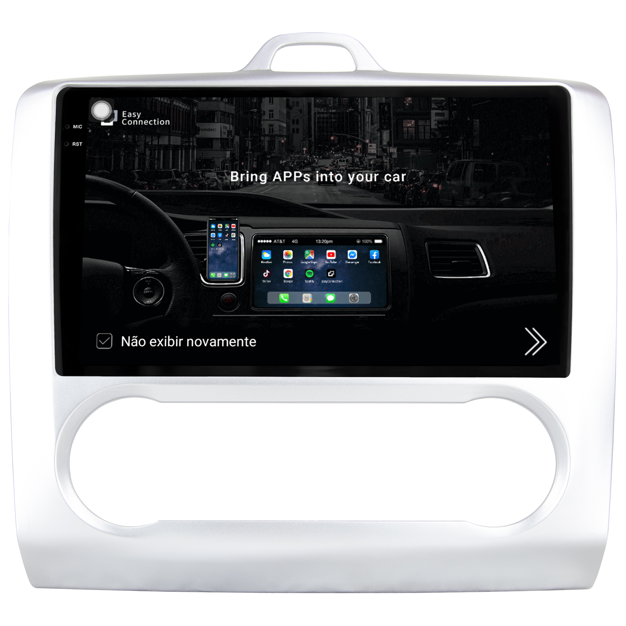 MULTIMÍDIA <BR> AIKON PRÓTON <BR> 4RAM 64GB QLED 9'' <BR> FORD FOCUS <BR> AR DIGITAL <BR> 2009 A 2013 - Imagem 9