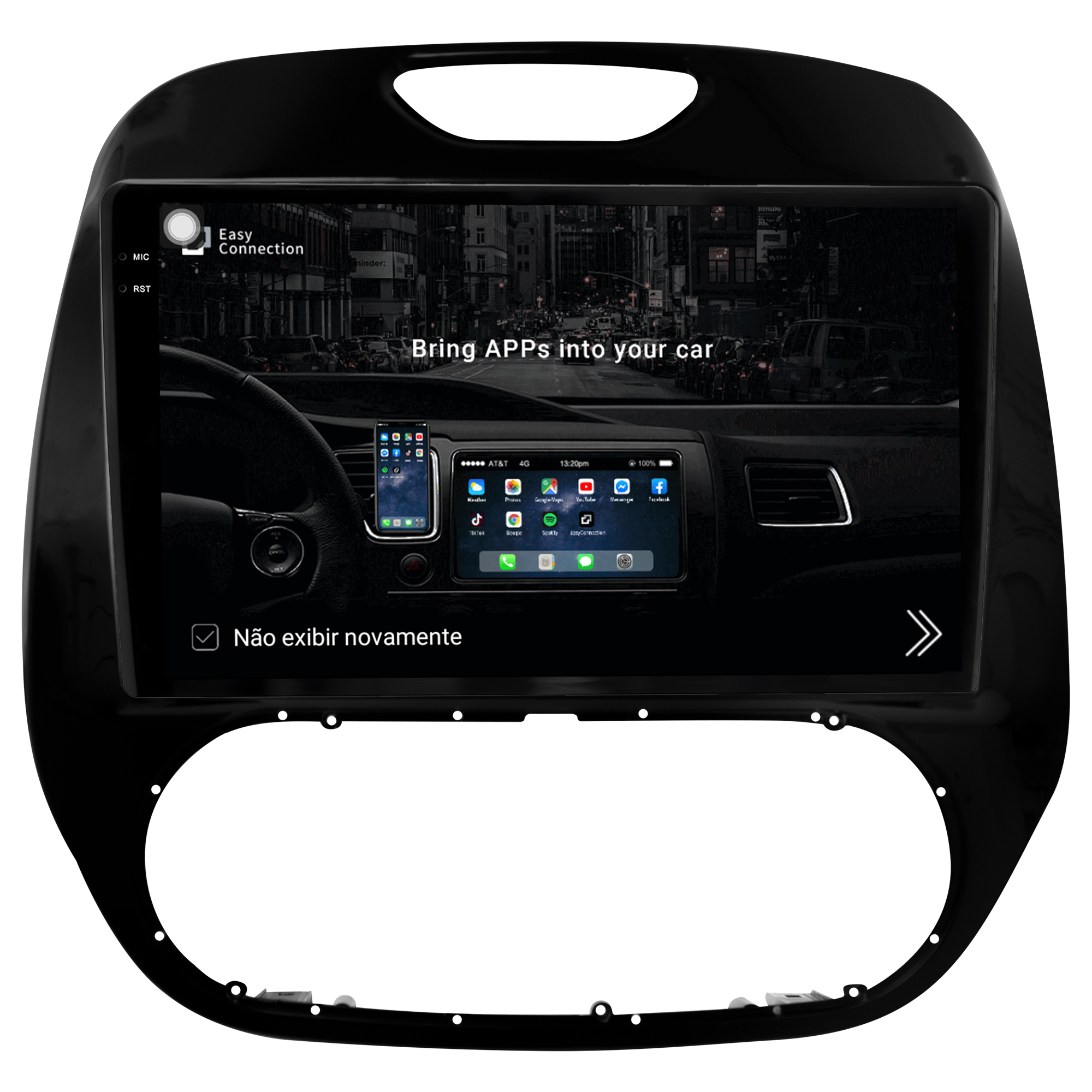 MULTIMÍDIA <BR> AIKON PRÓTON <BR> 6RAM 128GB QLED 9'' <BR> CAPTUR - Imagem 9