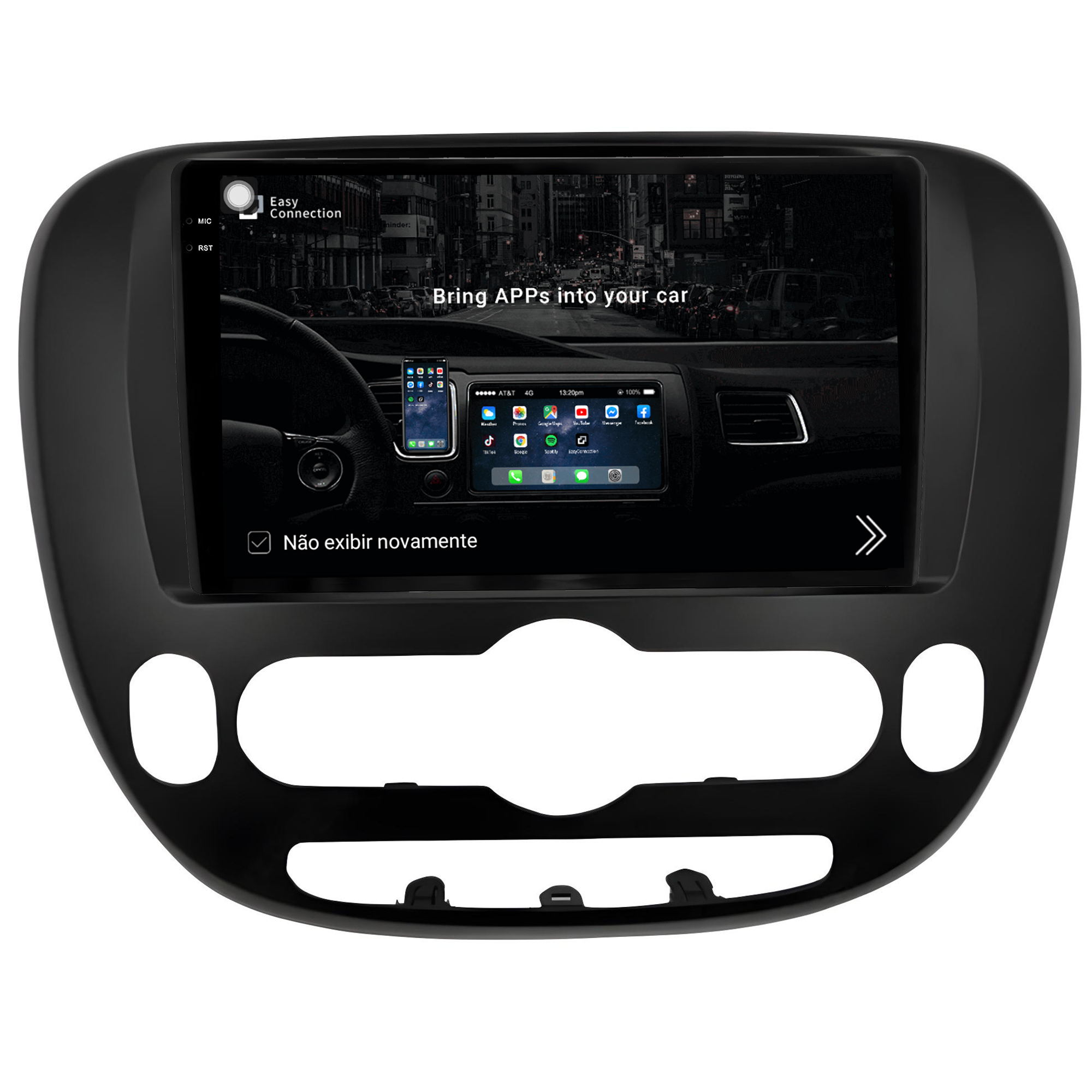 MULTIMÍDIA <BR> AIKON PRÓTON <BR> 4RAM 64GB QLED 9'' <BR> SOUL 2015 A 2021 - Imagem 9