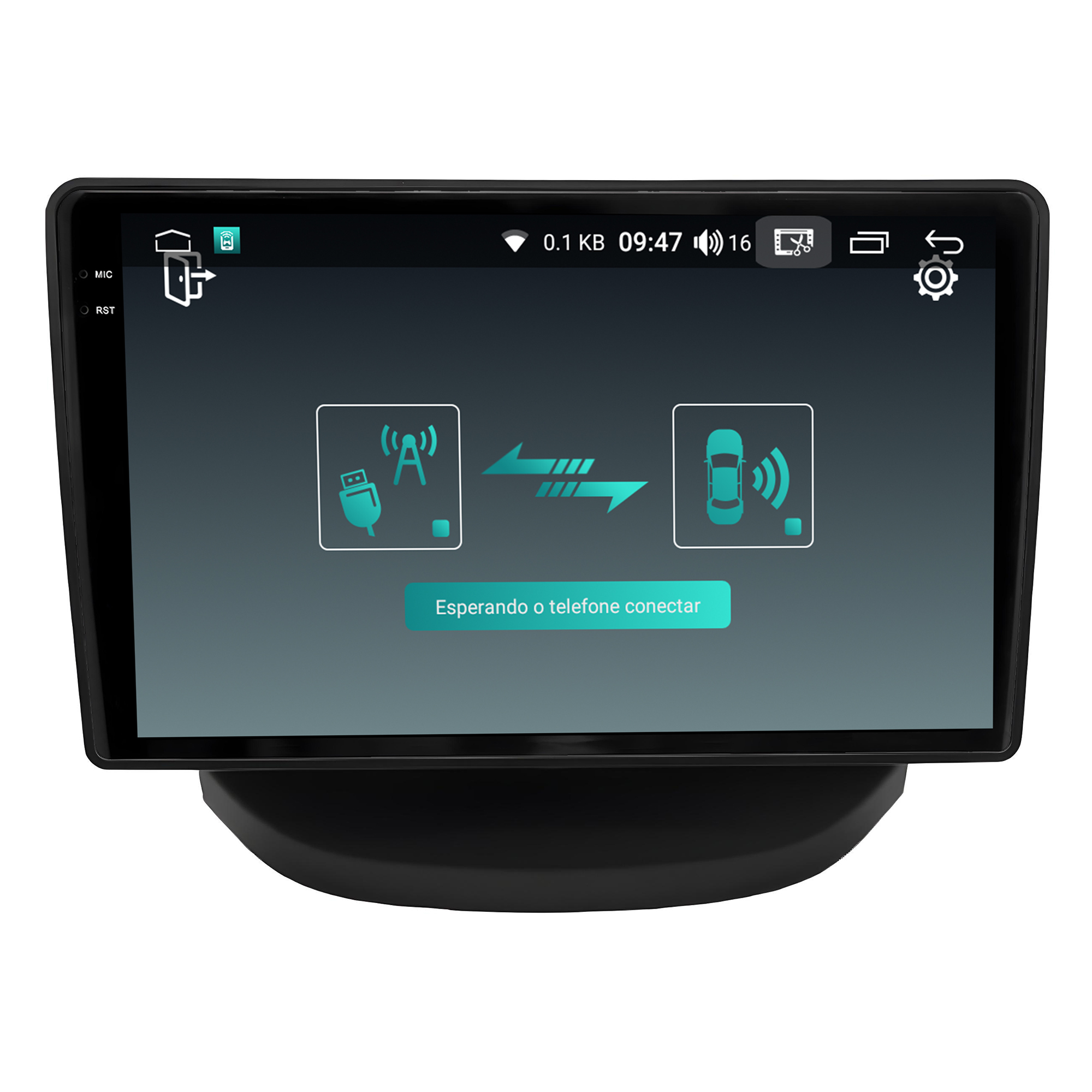 MULTIMÍDIA <BR> AIKON PRÓTON <BR> 4RAM 64GB QLED 9'' <BR> HB20 2012 A 2019 - Imagem 10