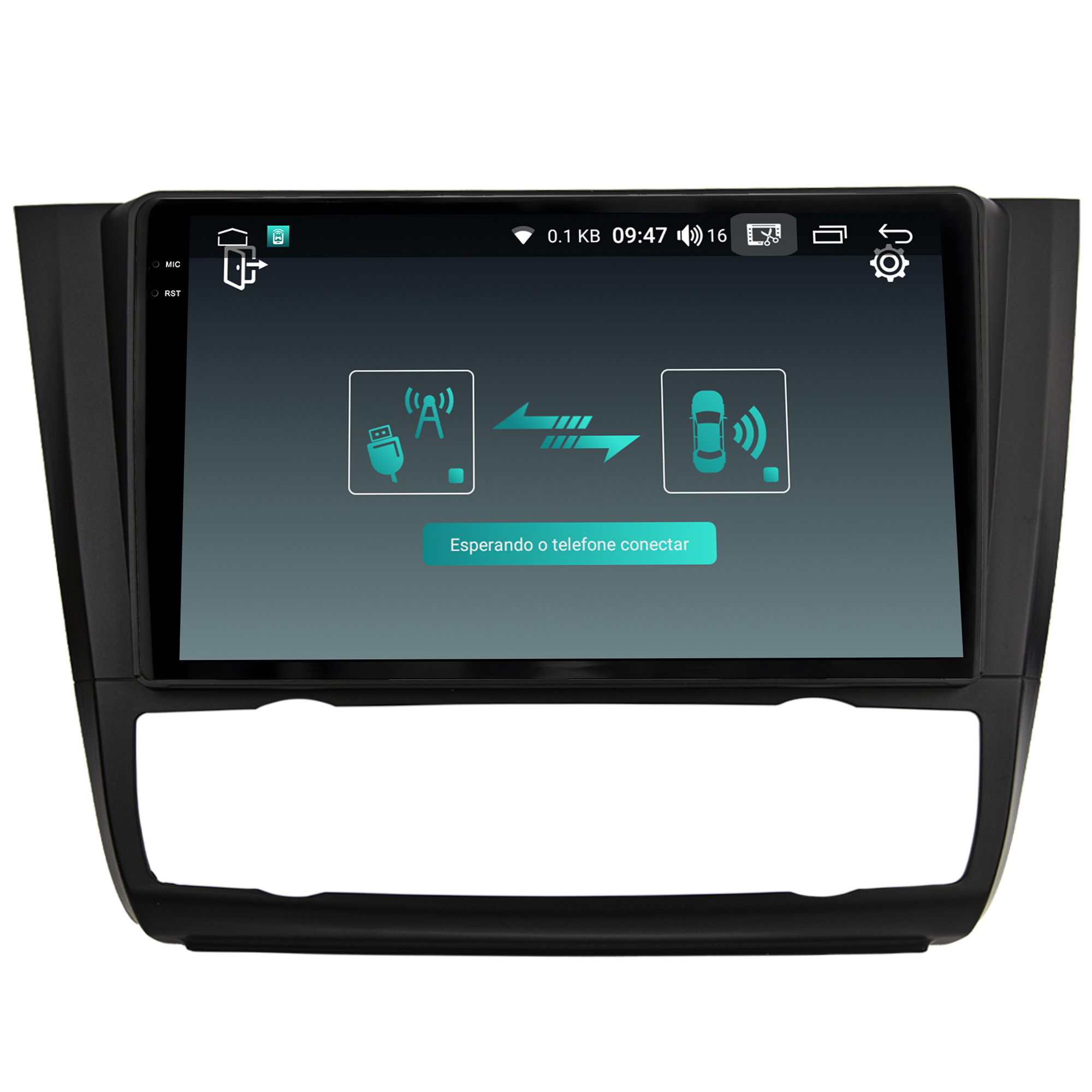 MULTIMÍDIA <BR> AIKON PRÓTON <BR> 4RAM 64GB QLED 9'' <BR> SÉRIE 1 118i 120i 130i 135i <BR> 2006 A 2012 <BR> AR DIGITAL - Imagem 10