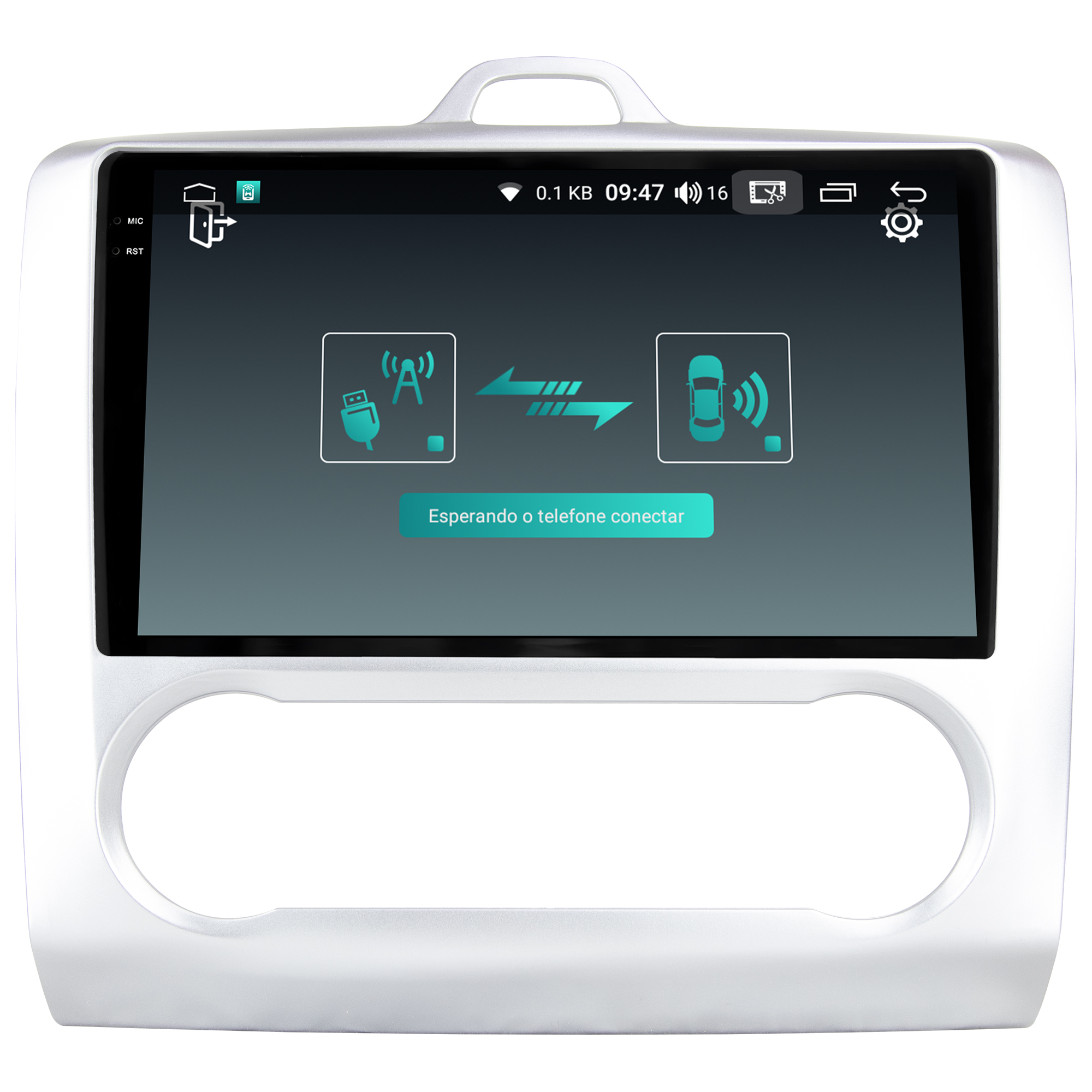 MULTIMÍDIA <BR> AIKON PRÓTON <BR> 4RAM 64GB QLED 9'' <BR> FORD FOCUS <BR> AR DIGITAL <BR> 2009 A 2013 - Imagem 10