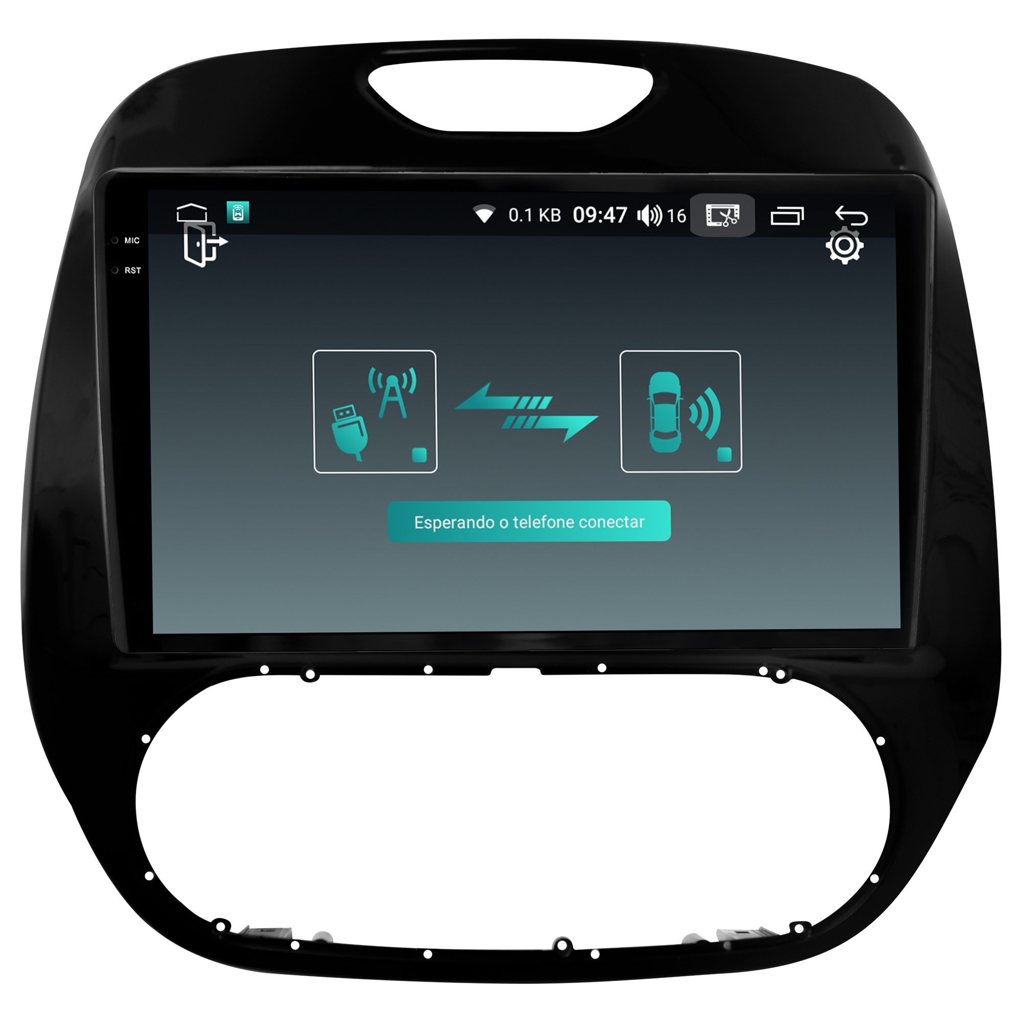 MULTIMÍDIA <BR> AIKON PRÓTON <BR> 6RAM 128GB QLED 9'' <BR> CAPTUR - Imagem 10