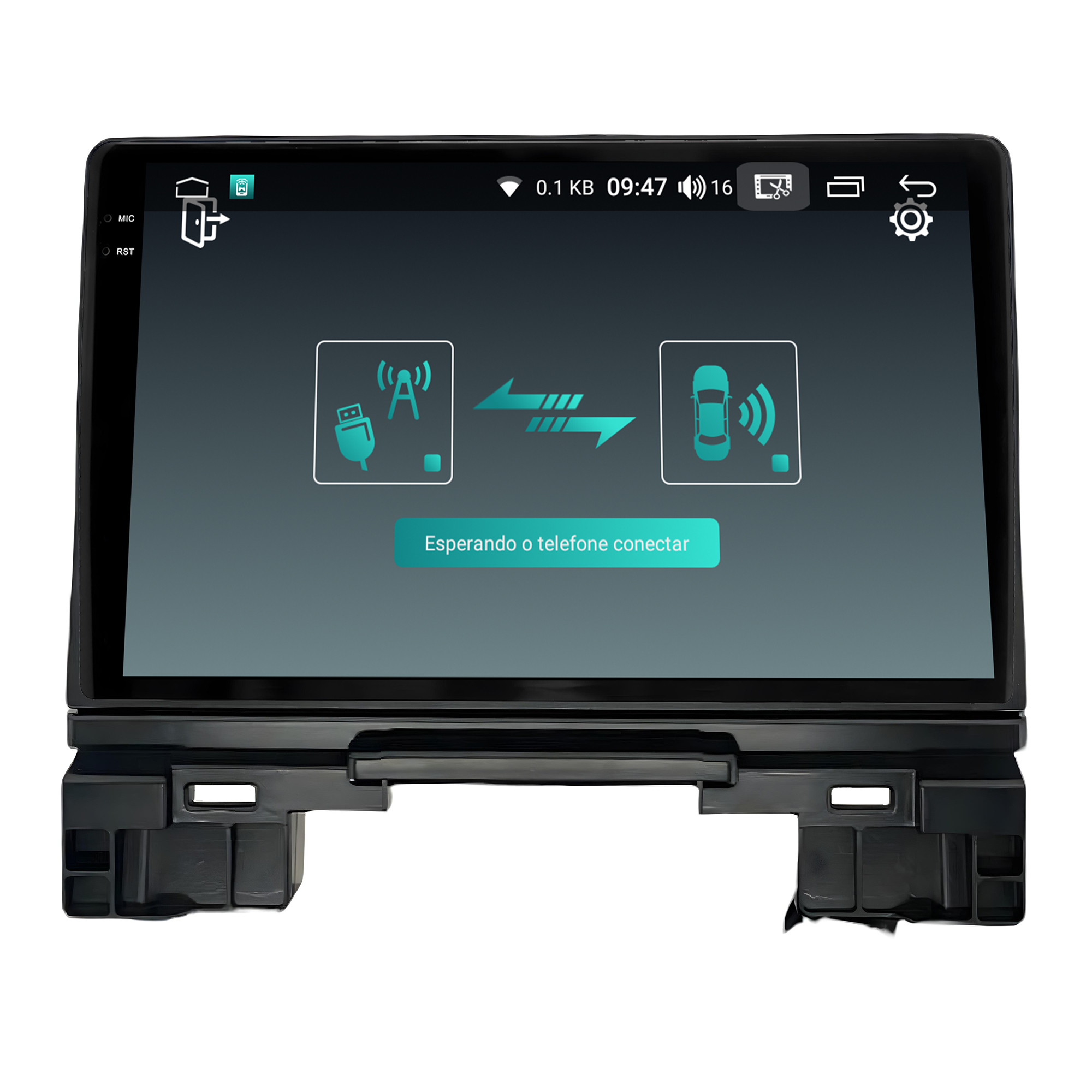 MULTIMÍDIA <BR> AIKON PRÓTON <BR> 4RAM 64GB QLED 10" <BR> HRV 2022 ACIMA - Imagem 10