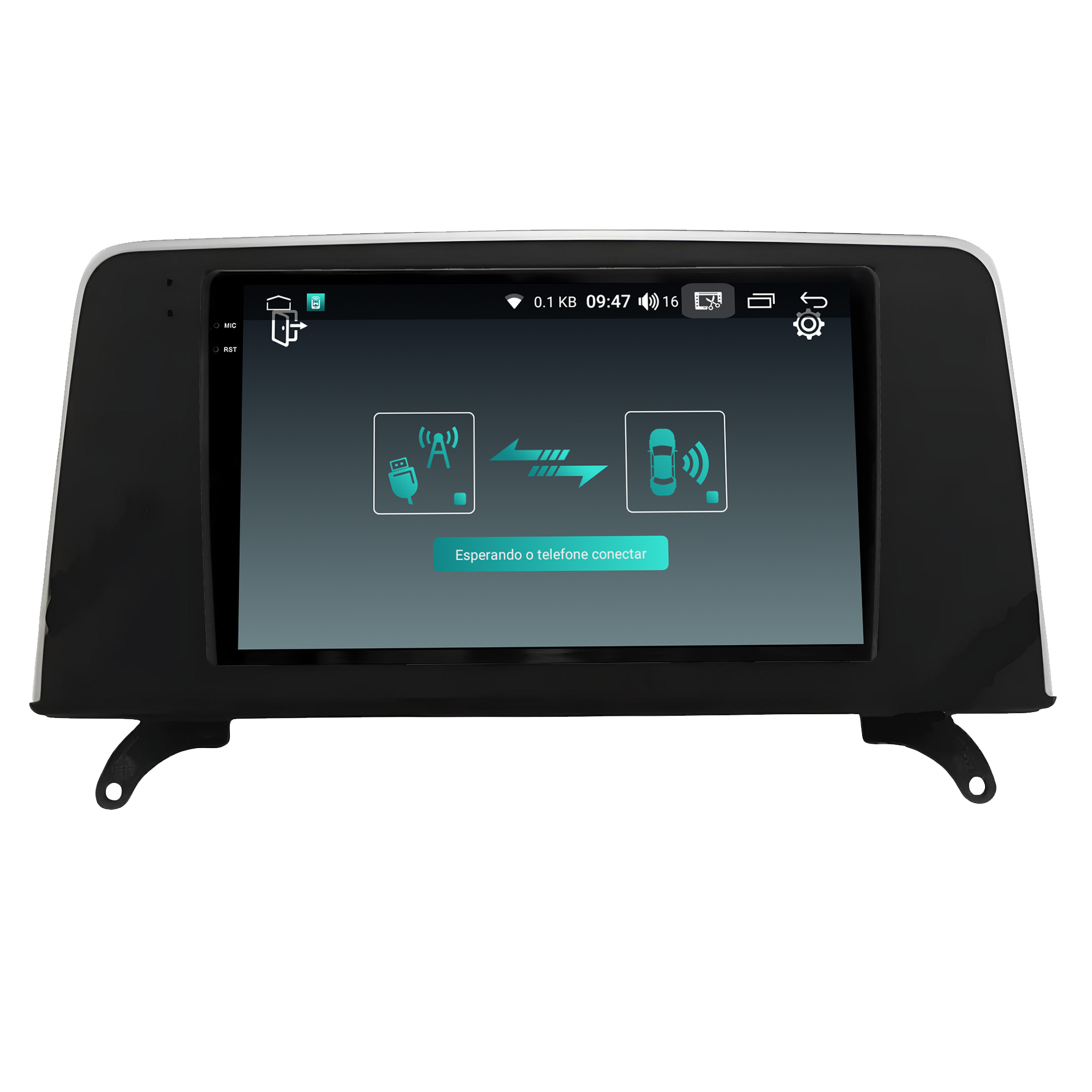 MULTIMÍDIA <BR> AIKON PRÓTON <BR> 4RAM 64GB QLED 9'' <BR> X5 2009 A 2013 <BR> X6 2009 A 2014 - Imagem 10