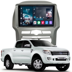 MULTIMÍDIA <BR> SOAUDIO S LINE <BR> 2RAM 64GB QLED 9'' <BR> RANGER <BR> 2013 A 2016