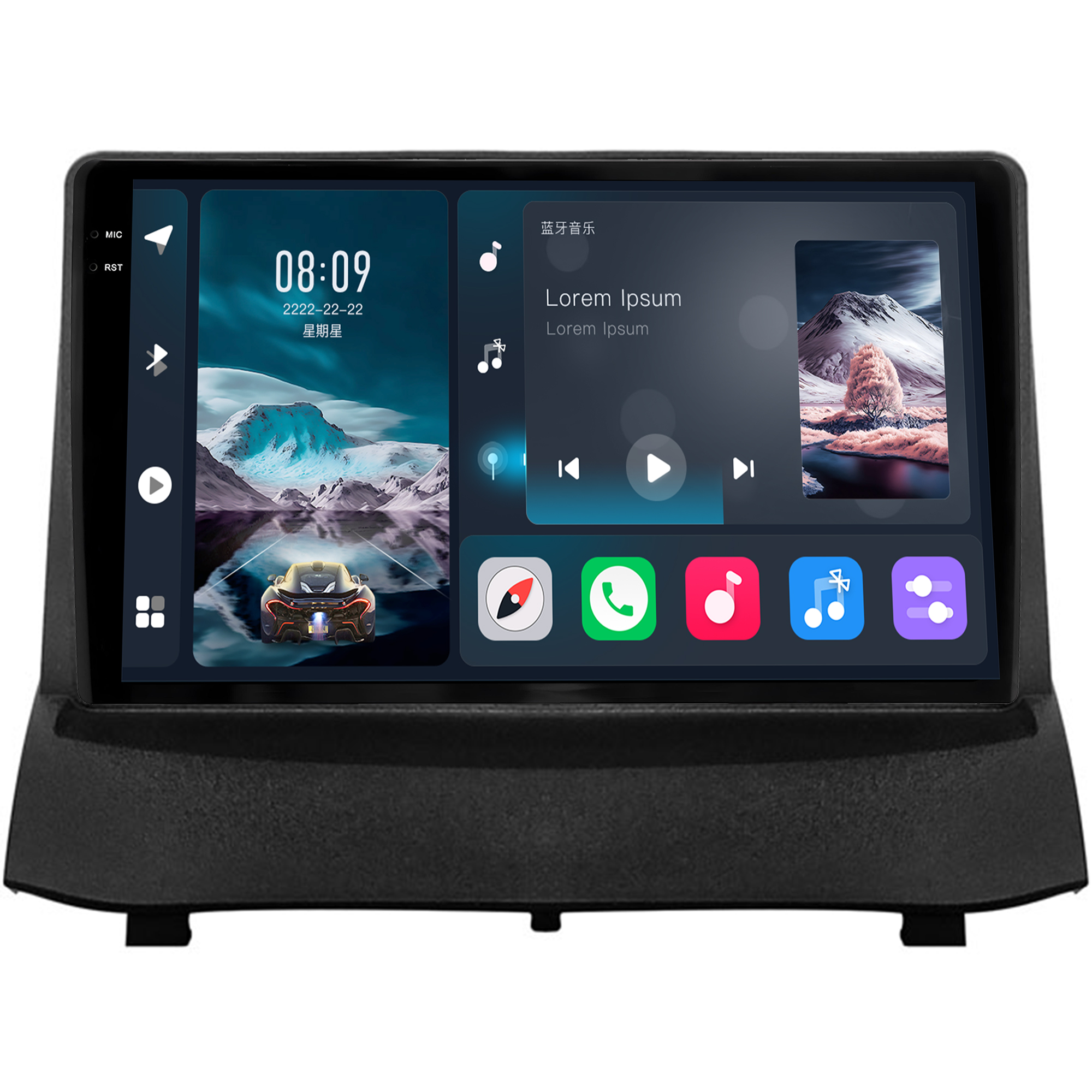 MULTIMÍDIA <BR> SOAUDIO S LINE <BR> 2RAM 64GB QLED 9'' <BR> FIESTA NEW FIESTA <BR> 2011 A 2019 - Imagem 3