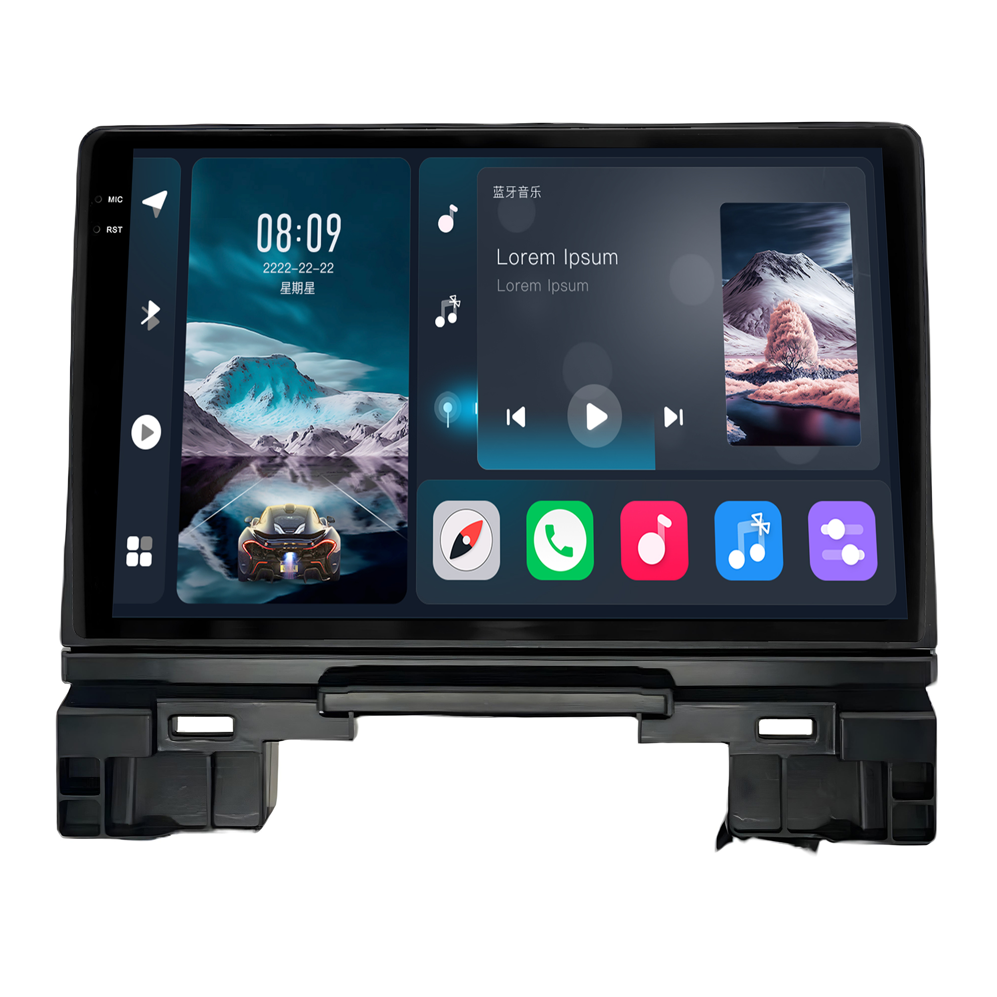 MULTIMÍDIA <BR> SOAUDIO S LINE <BR> 2RAM 64GB QLED 10'' <BR> HRV 2022 ACIMA - Imagem 3