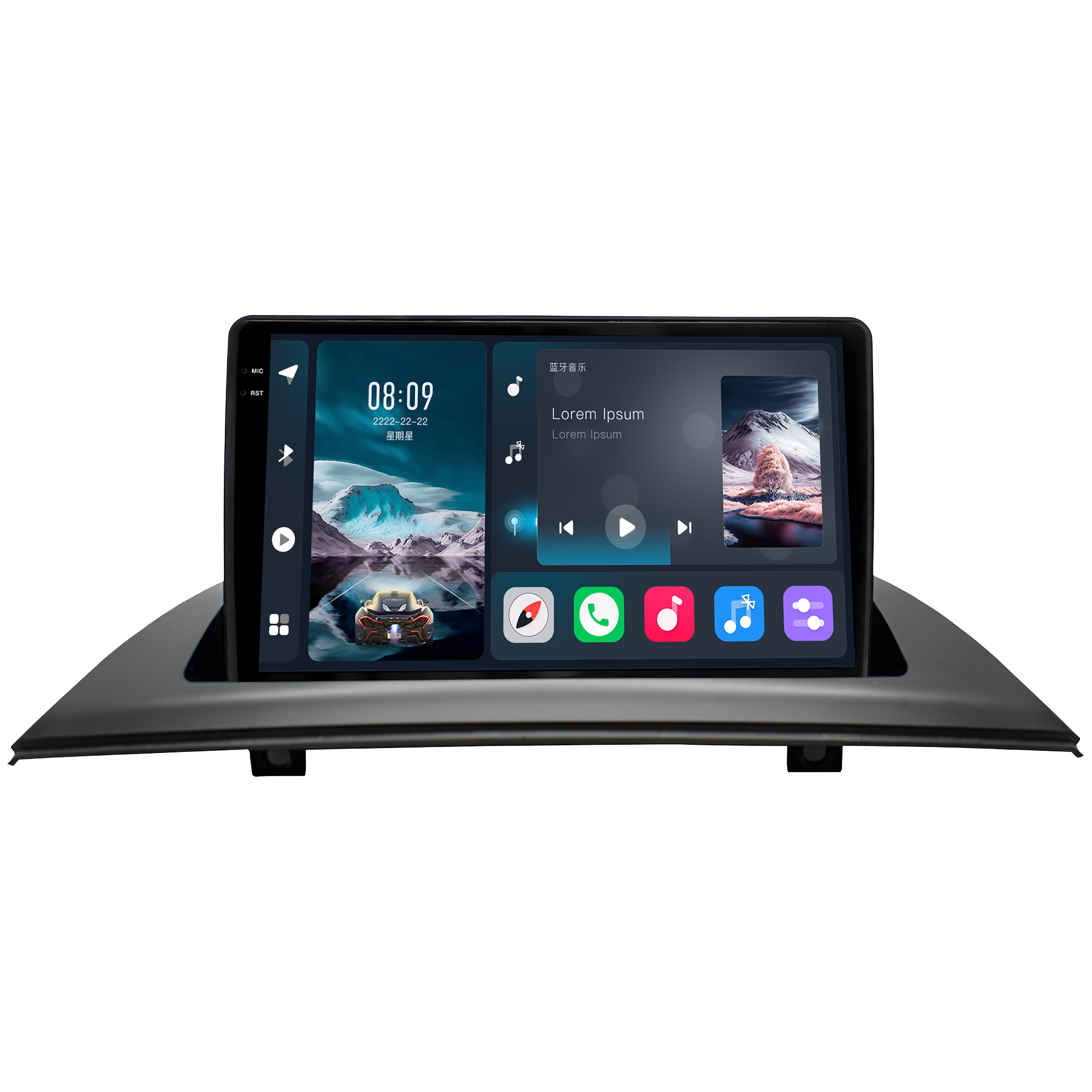 MULTIMÍDIA <BR> SOAUDIO S LINE <BR> 2RAM 64GB QLED 9'' <BR> X3 2006 A 2010 - Imagem 3