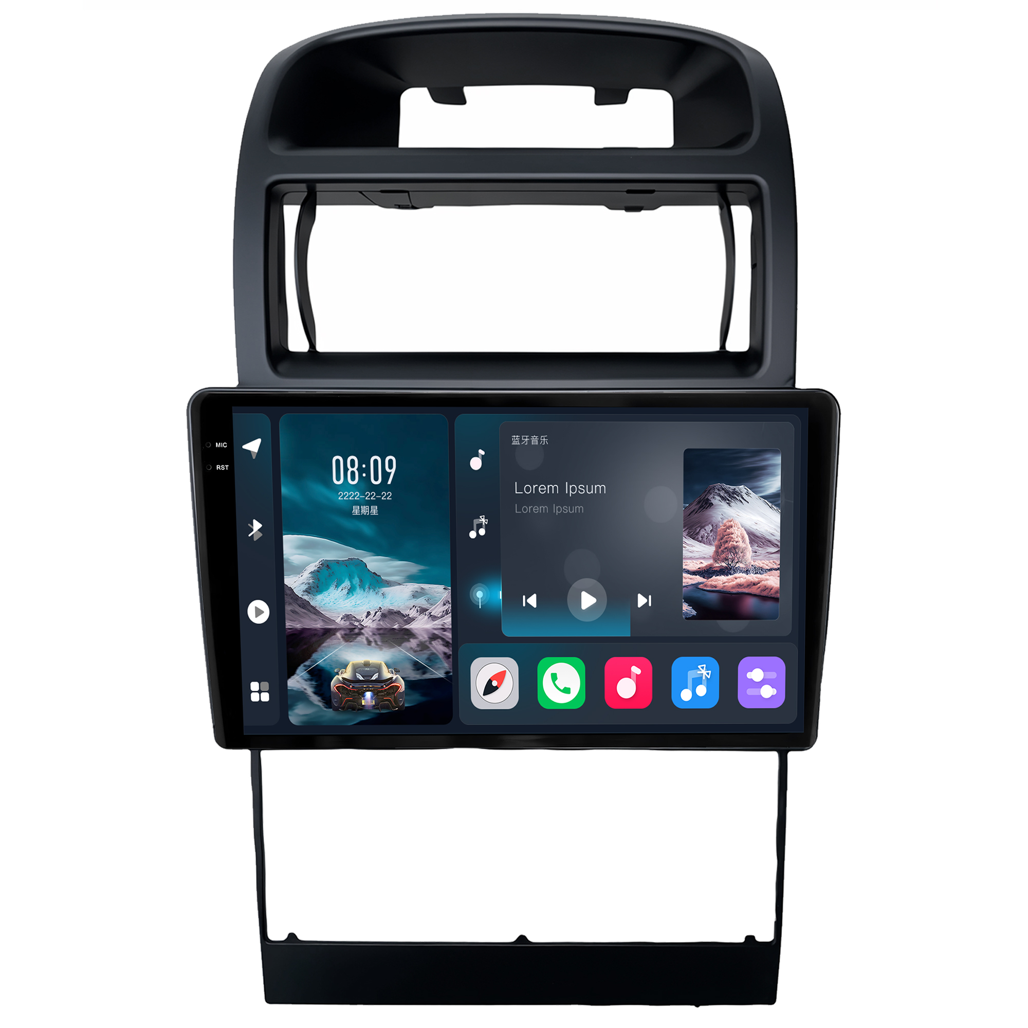 MULTIMÍDIA <BR> SOAUDIO S LINE <BR> 2RAM 64GB QLED 9" <BR> ASTRA 1999 A 2011 - Imagem 3