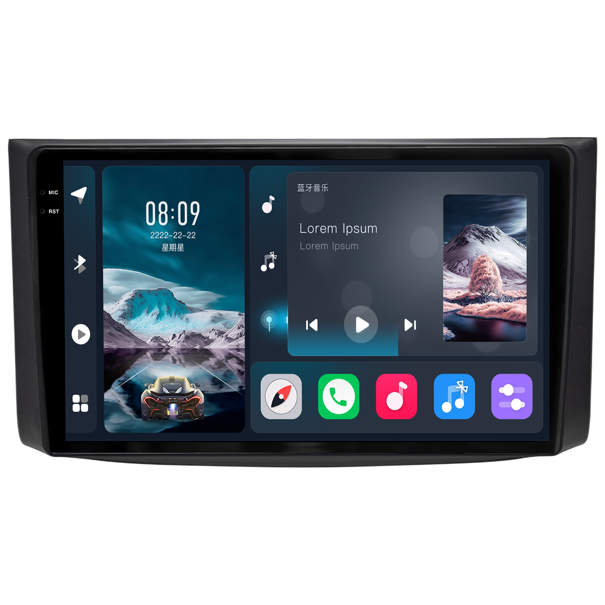 MULTIMÍDIA <BR> SOAUDIO S LINE <BR> 2RAM 64GB QLED 9" <BR> CAPTIVA - Imagem 3