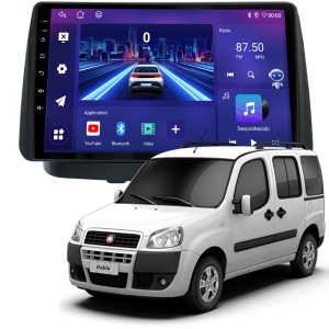 MULTIMÍDIA JOKER <BR> 6RAM 128GB 10" <BR> DOBLÔ 2002 A 2021