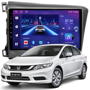 MULTIMÍDIA JOKER <BR> 6RAM 128GB 9" <BR> CIVIC G9 2012 A 2016