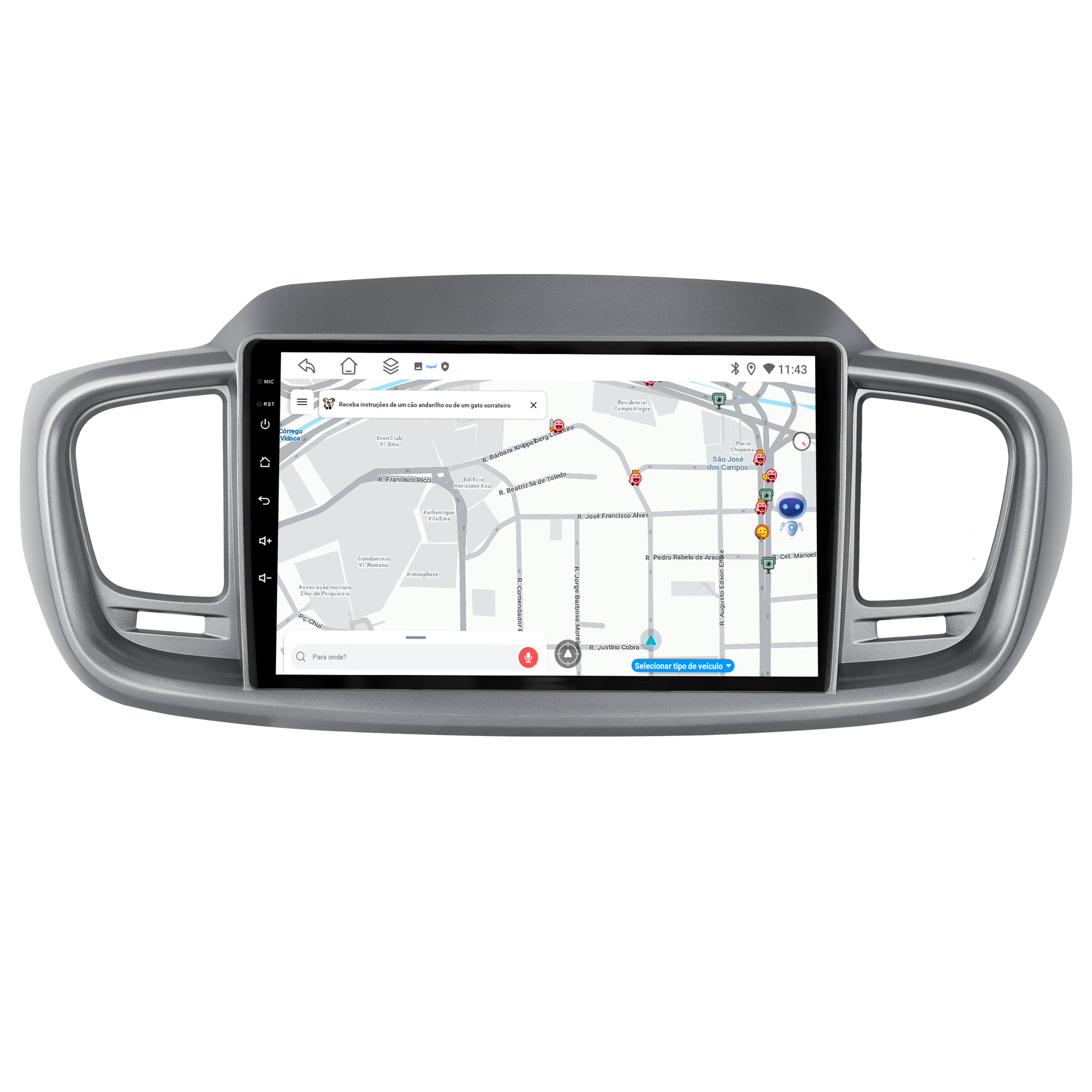 MULTIMÍDIA JOKER <BR> 6RAM 128GB 10" <BR> SORENTO 2016 A 2022 - Imagem 12