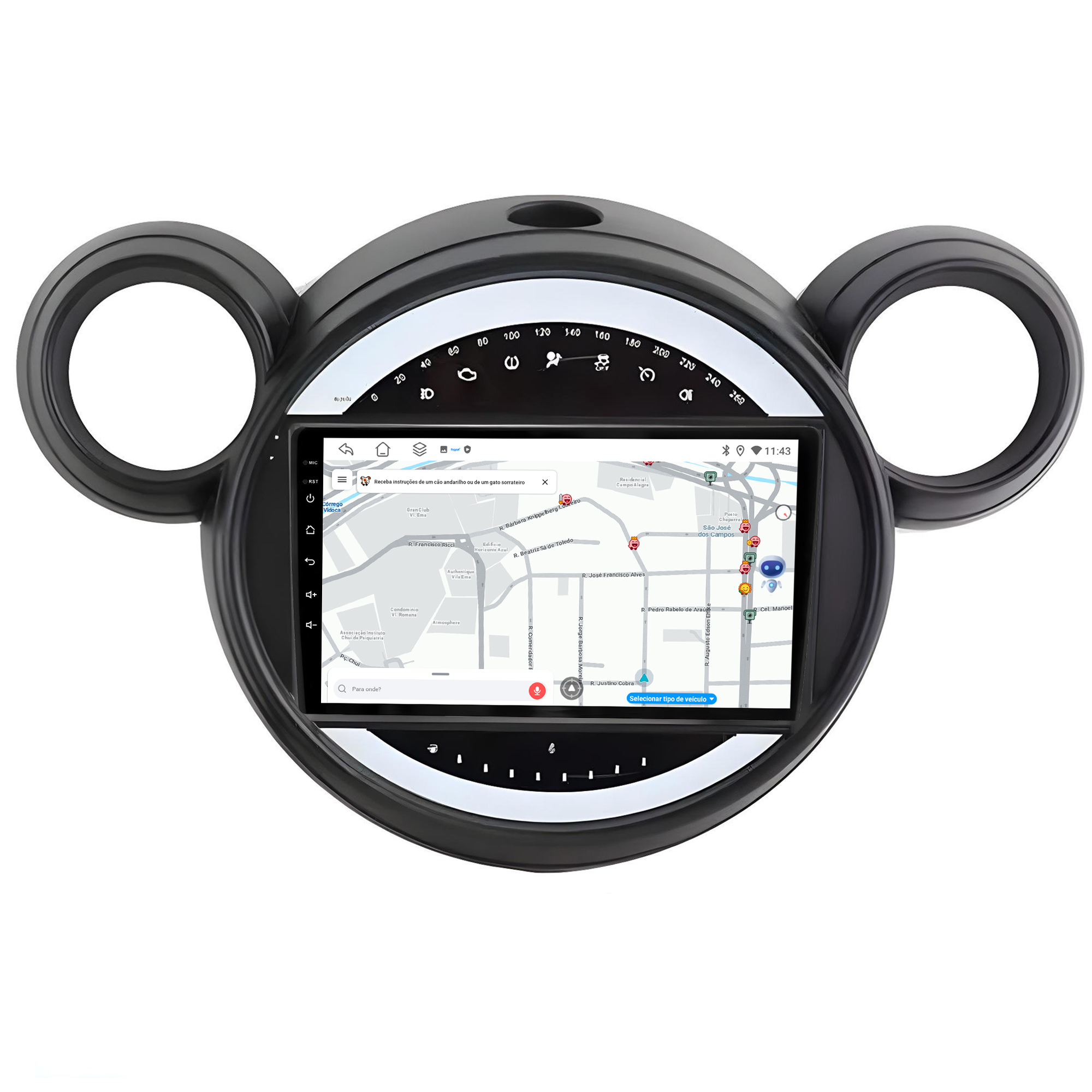 MULTIMÍDIA JOKER <BR> 6RAM 128GB 9" <BR> MINI COOPER 1.6 2007 A 2016 - Imagem 12