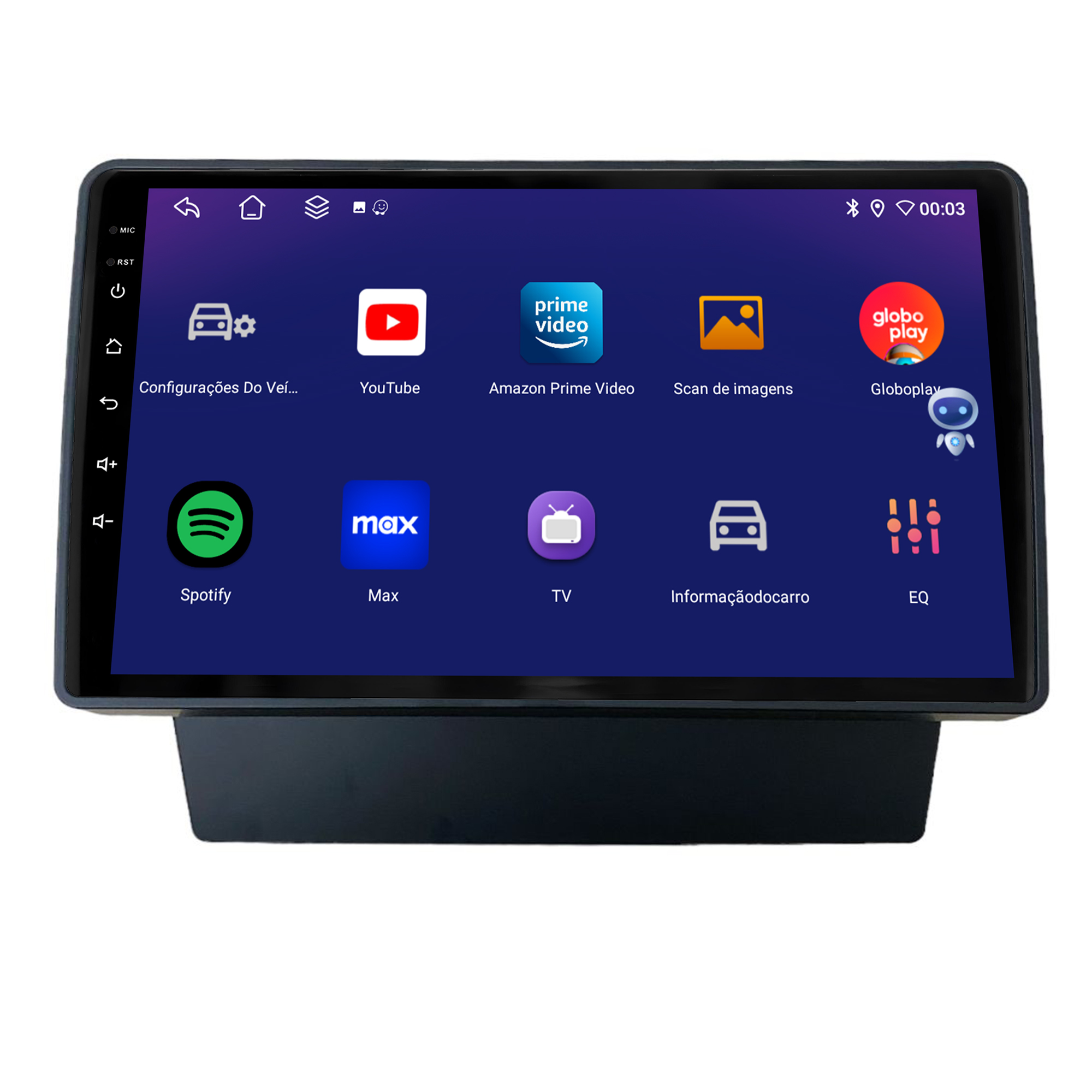 MULTIMÍDIA JOKER <BR> 6RAM 128GB 9" <BR> CELTA G2 2006 A 2016 <BR> PRISMA 2006 A 2012 - Imagem 5