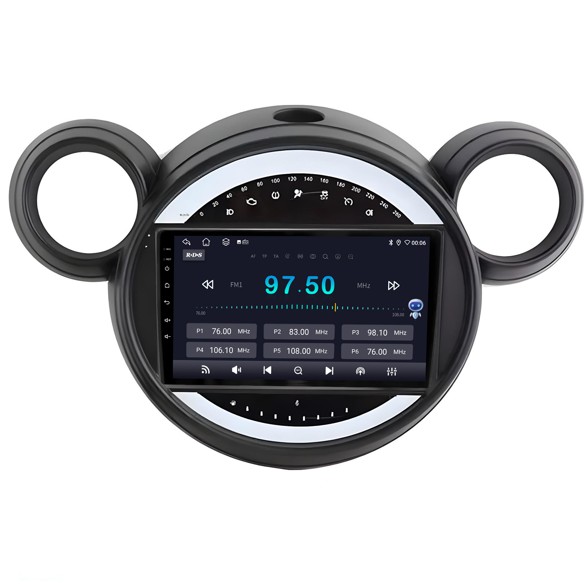 MULTIMÍDIA JOKER <BR> 6RAM 128GB 9" <BR> MINI COOPER 1.6 2007 A 2016 - Imagem 7