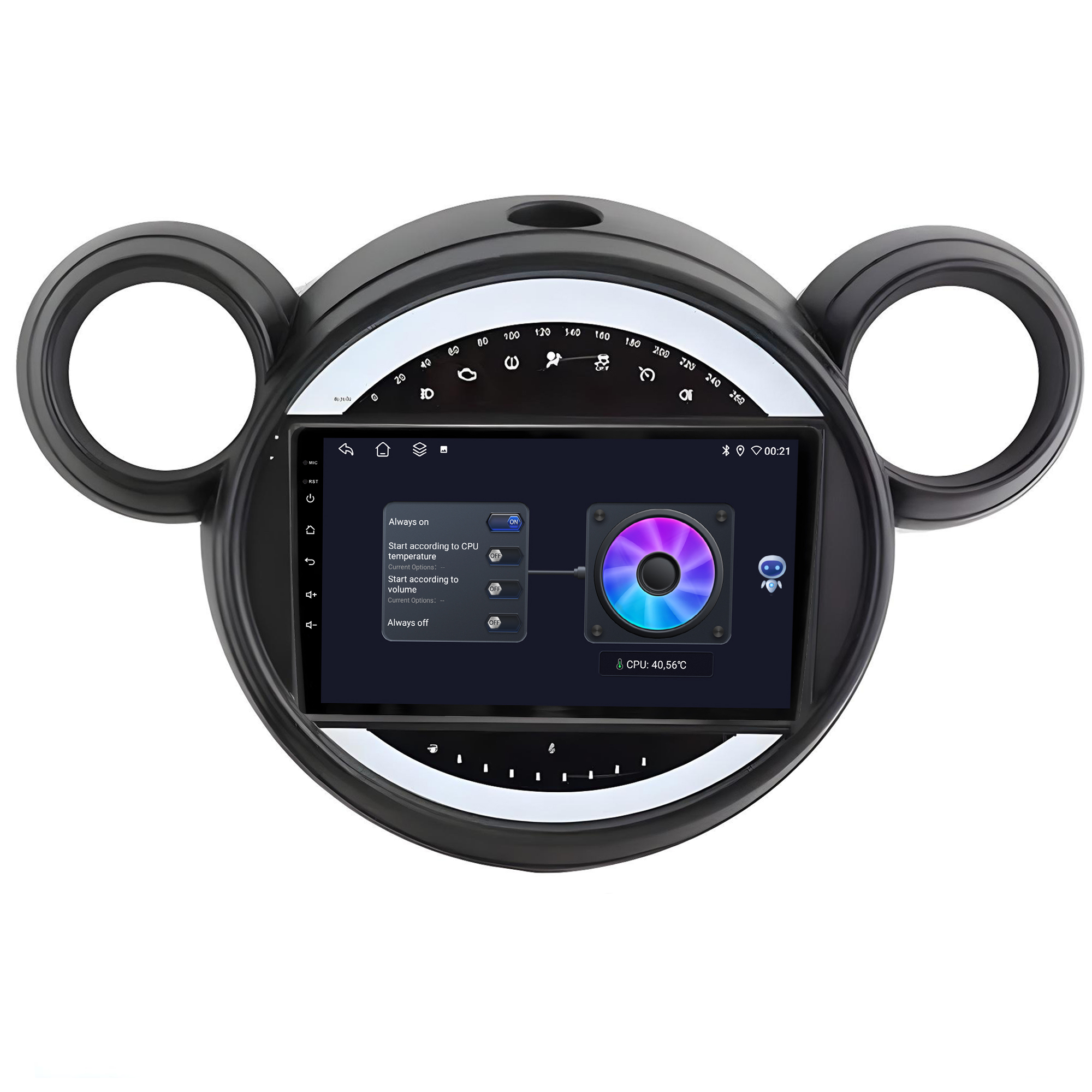 MULTIMÍDIA JOKER <BR> 6RAM 128GB 9" <BR> MINI COOPER 1.6 2007 A 2016 - Imagem 10