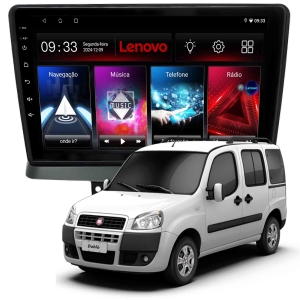 MULTIMÍDIA LENOVO <BR> 2RAM 64GB QLED 10" <BR> DOBLÔ 2002 A 2021